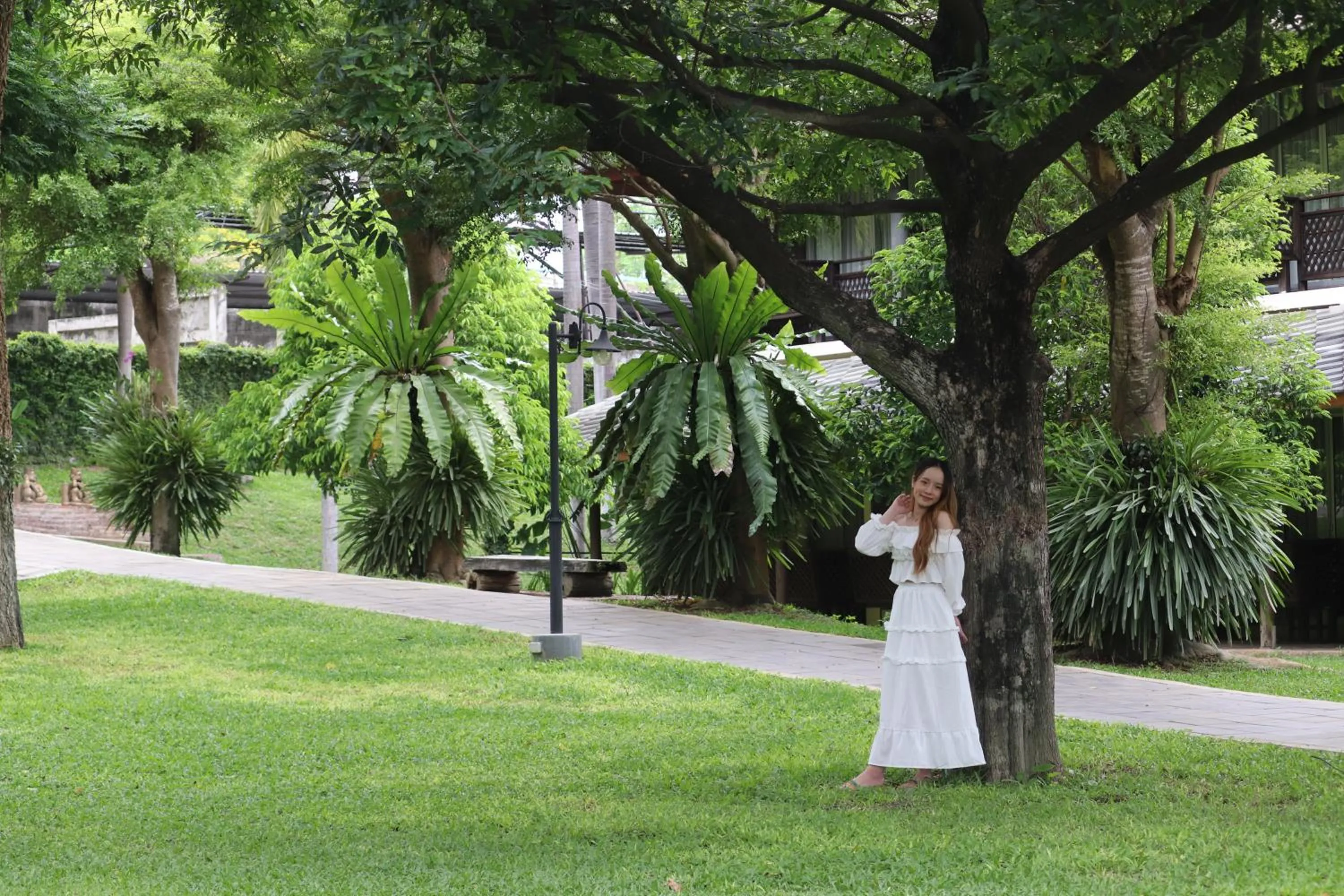 Garden in Royal River Kwai Resort and Spa