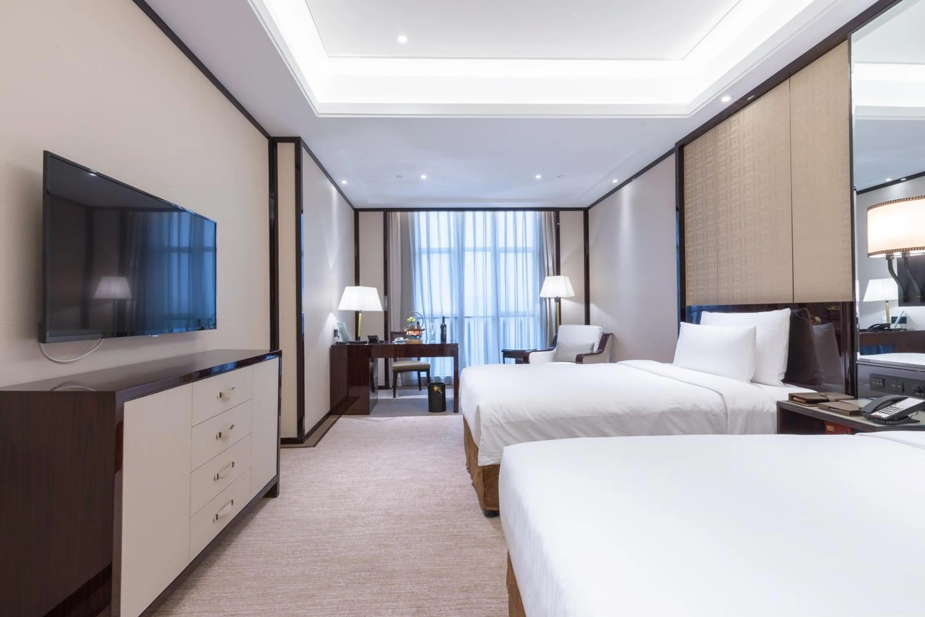 Bedroom, Bed in Wyndham Grand Plaza Royale Ningbo