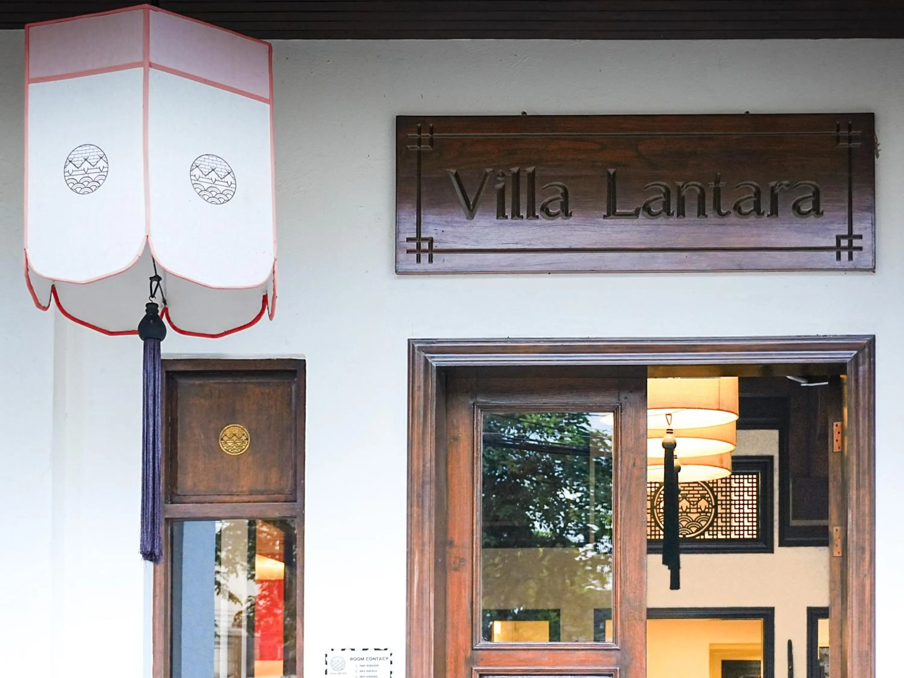 Facade/entrance in Villa Lantara Chiangmai