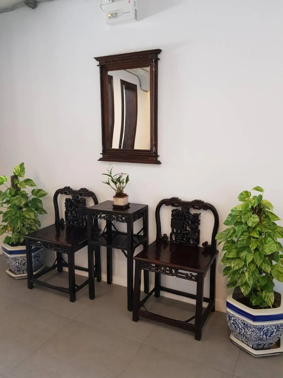 Seating area in Villa Lantara Chiangmai