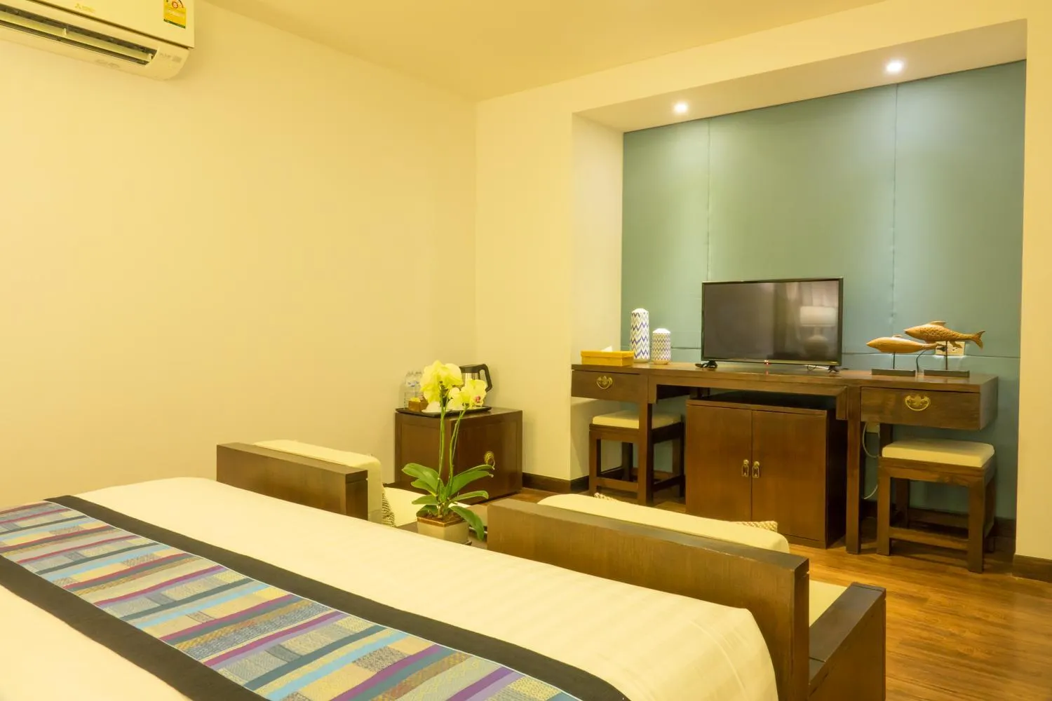 Bed in Villa Lantara Chiangmai