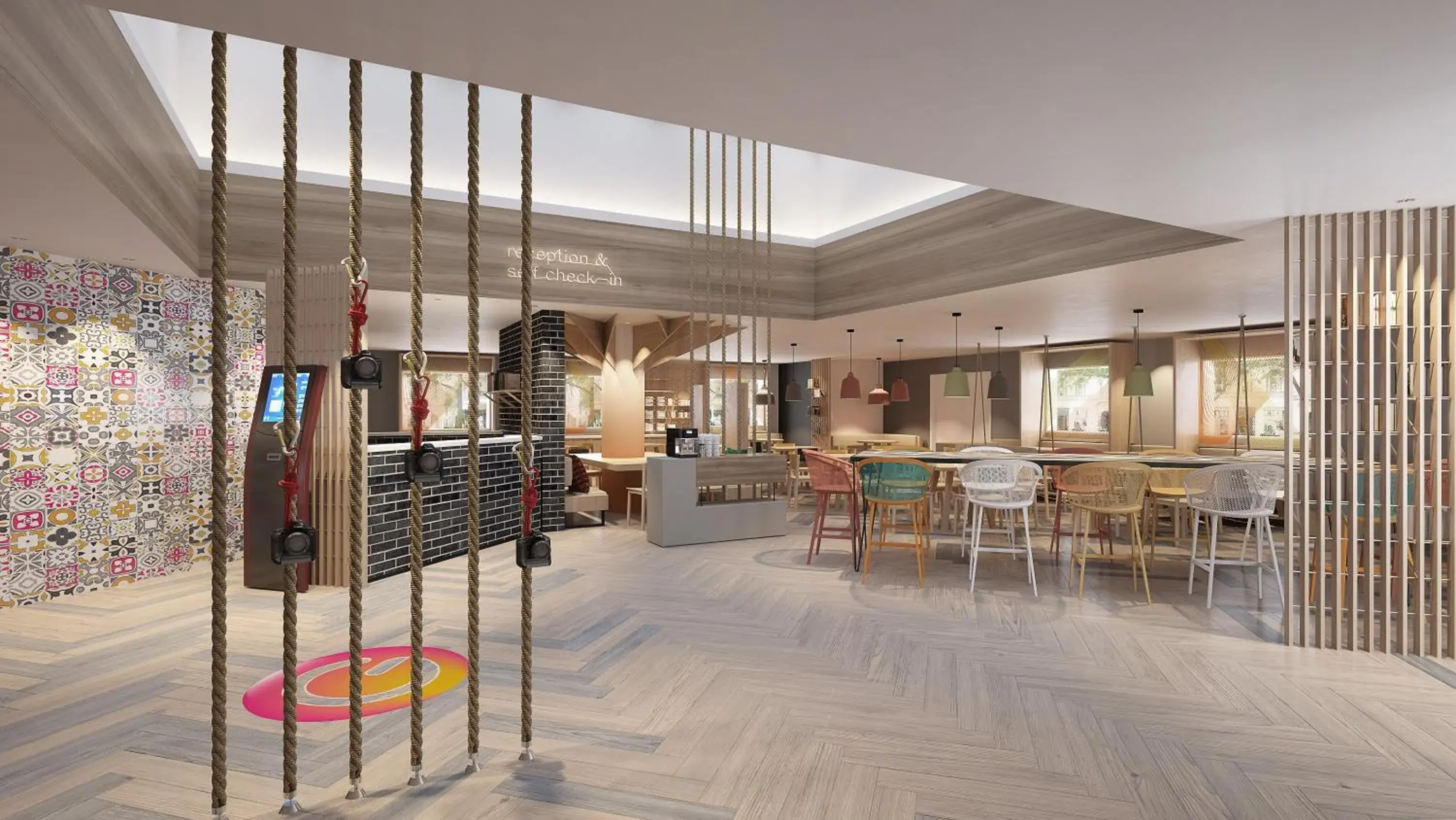 Lobby or reception in Ginger Goa, Panjim Lobby or reception in Ginger Goa, Panjim