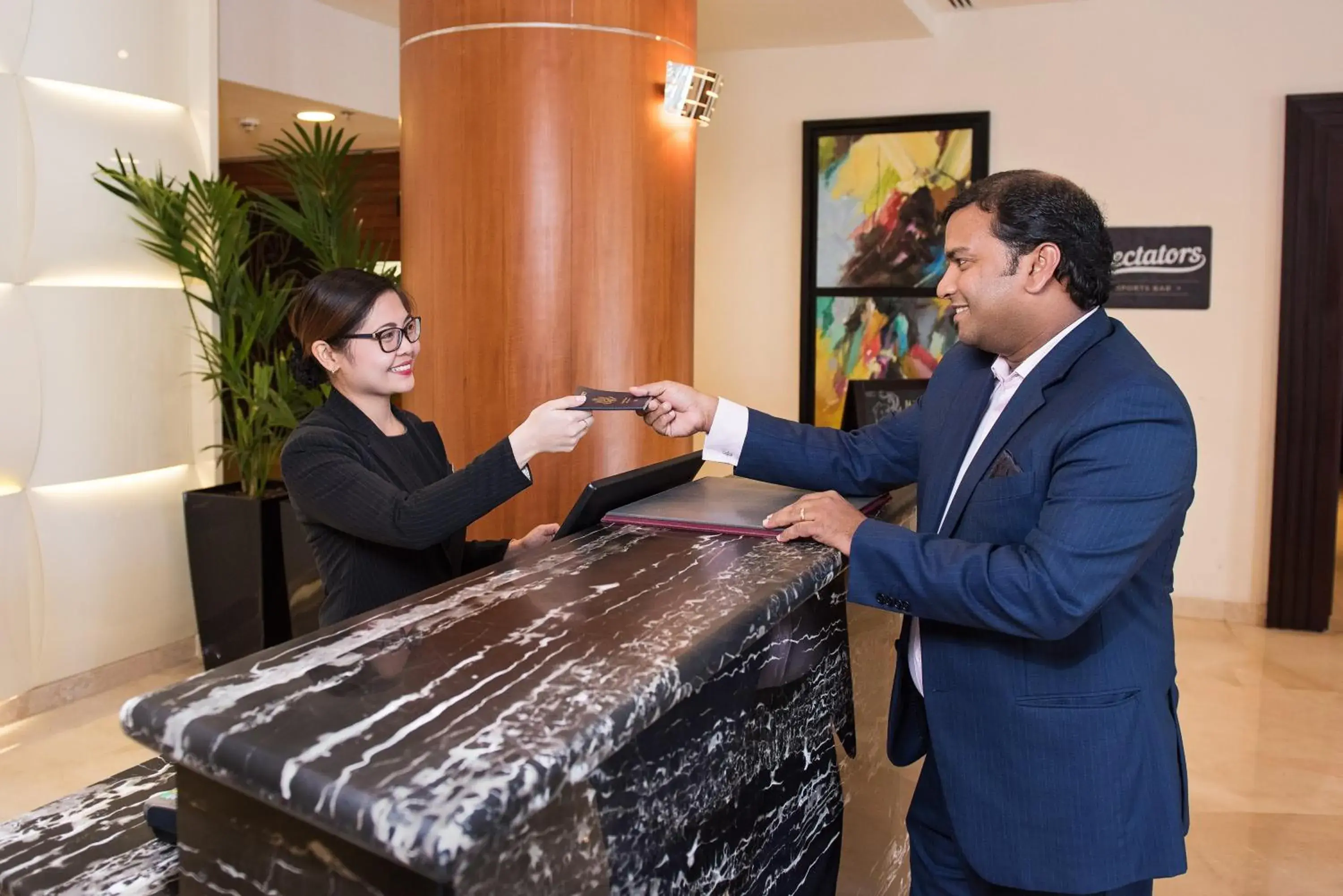 Lobby or reception in Avani Deira Dubai Hotel Lobby or reception in Avani Deira Dubai Hotel