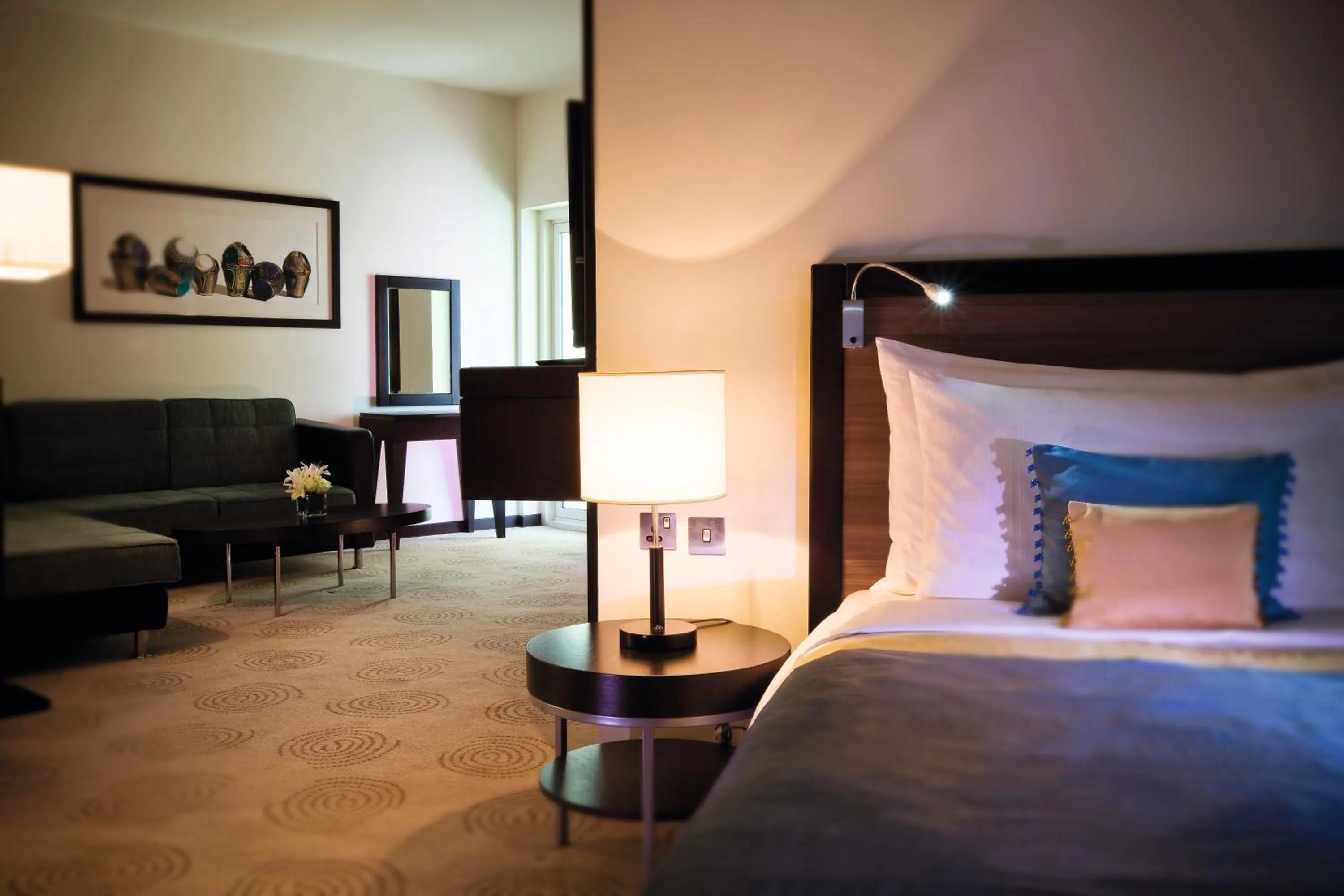 Bed in Avani Deira Dubai Hotel