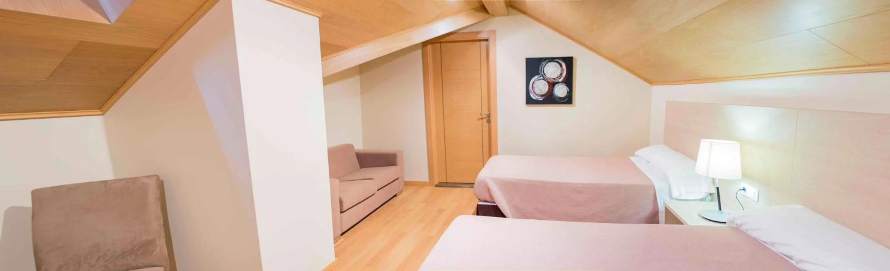 Bed in Hotel Meson de Erosa