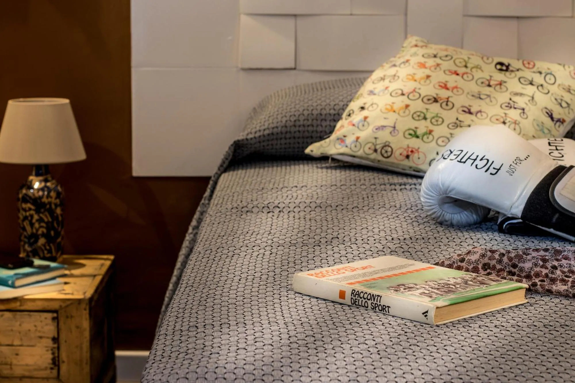 Decorative detail, Bed in Ad Hoc Rooms