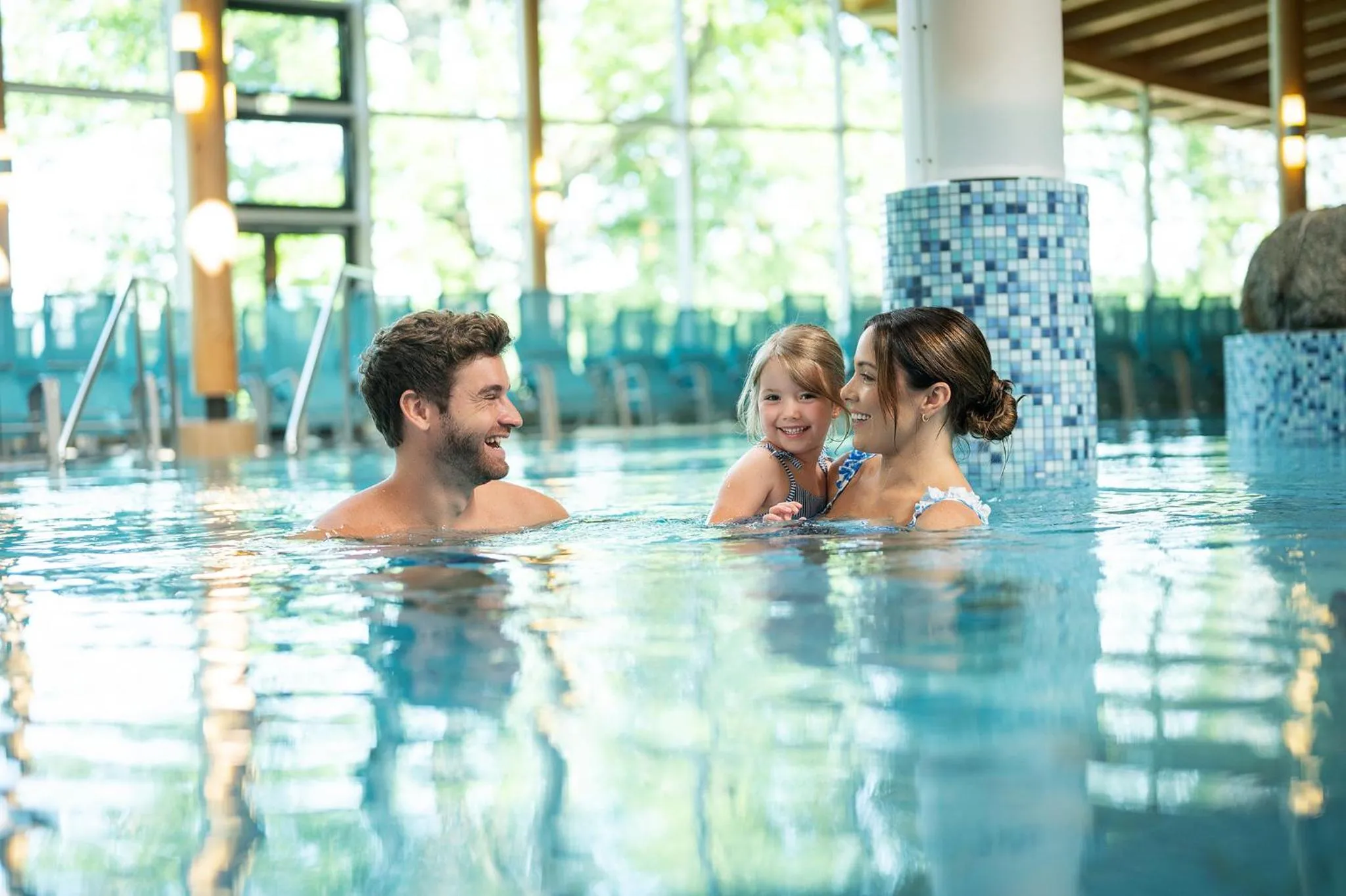Swimming pool in Hotel Sole Felsen Welt
