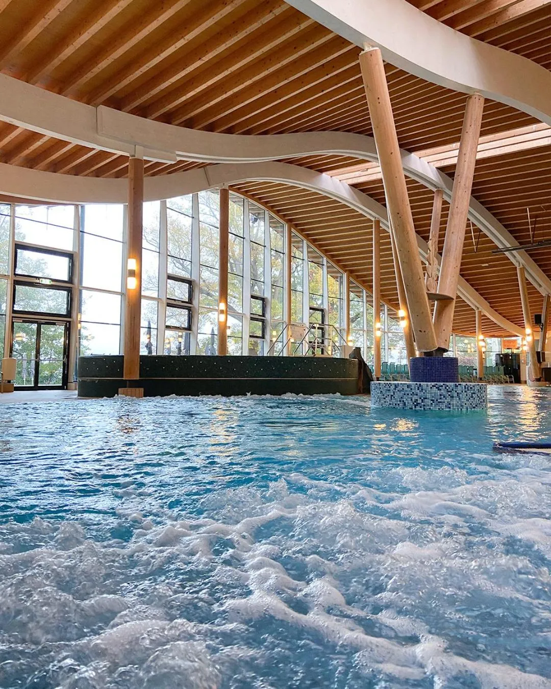 Swimming pool in Hotel Sole Felsen Welt