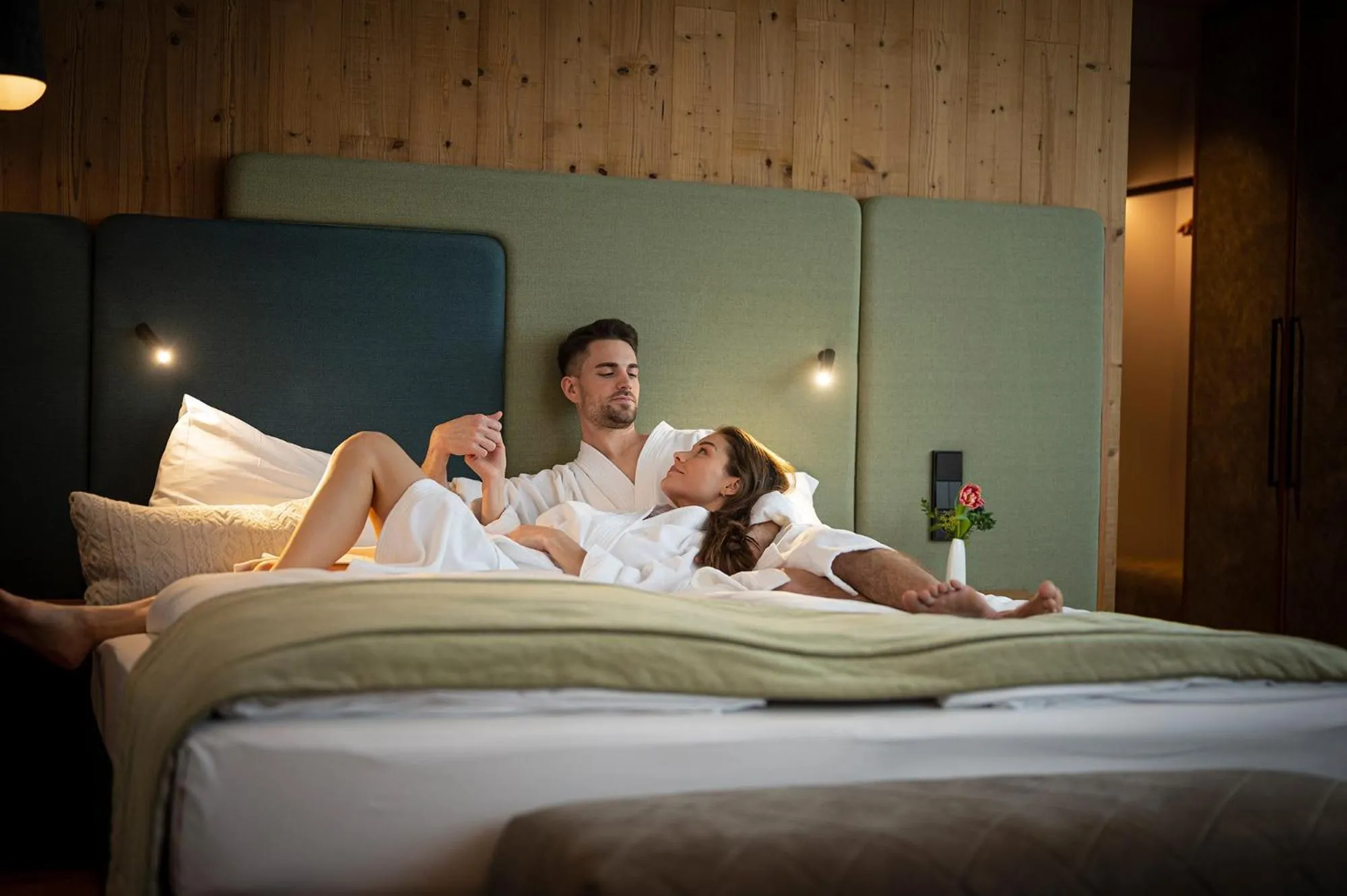 Bedroom, Bed in Hotel Sole Felsen Welt