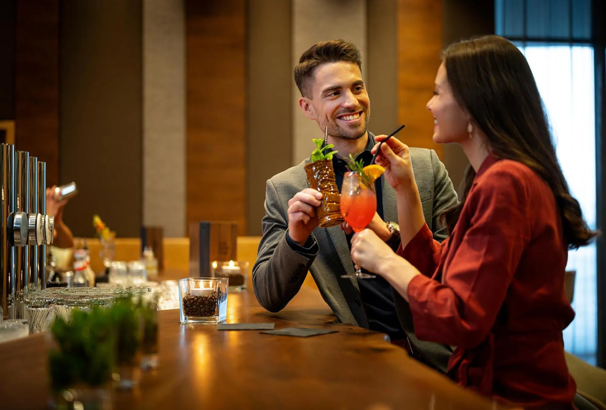 Lounge or bar in Hotel Sole Felsen Welt