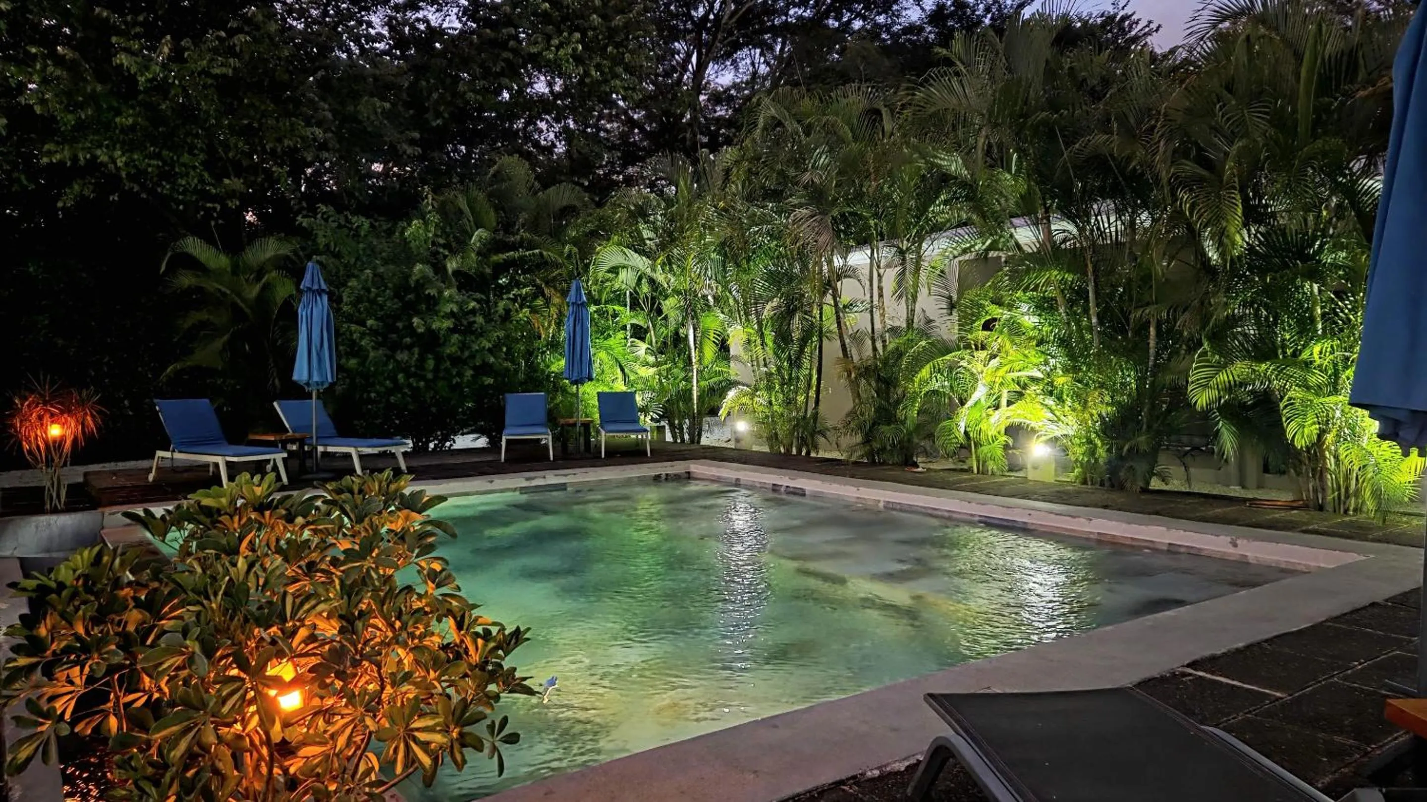 Pool view in Tee-K Lodge Tamarindo