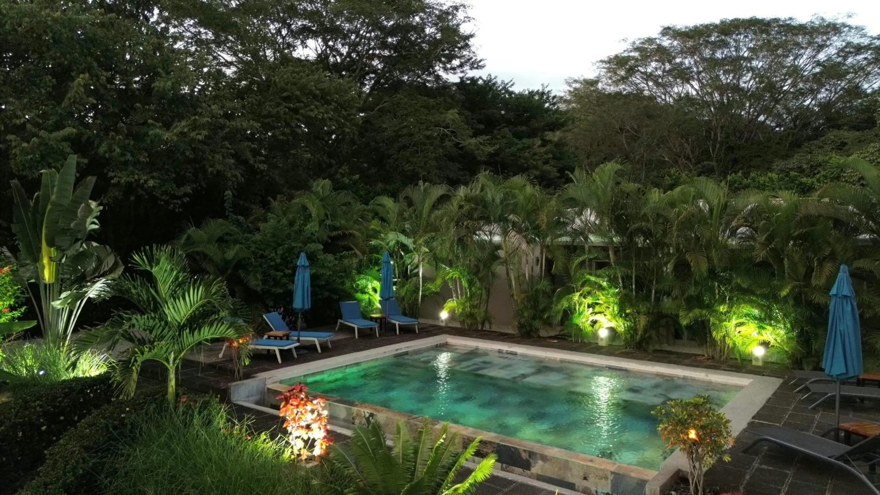 Pool view in Tee-K Lodge Tamarindo