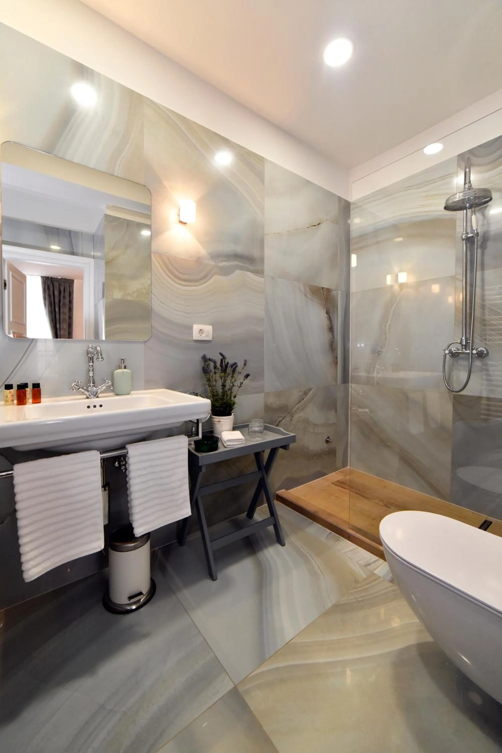 Bathroom in Manduša Heritage Apartments