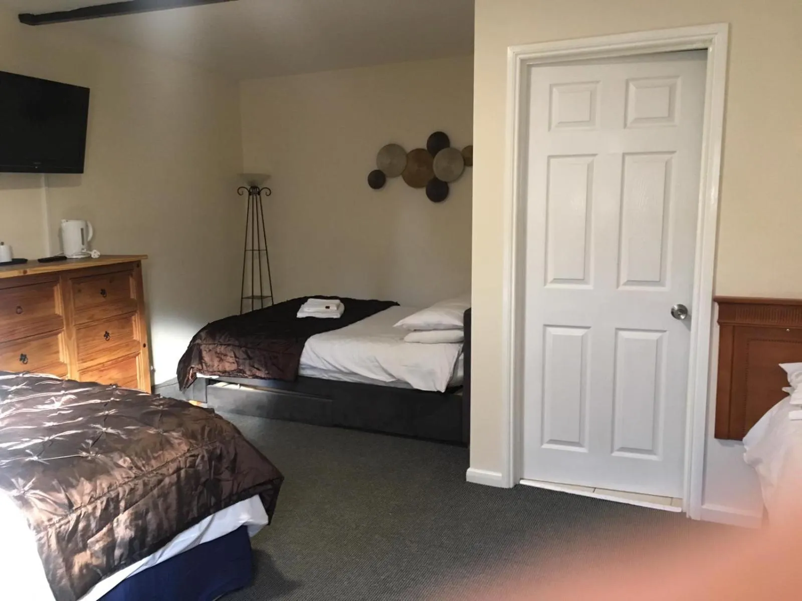 Bed in The Coach House at The Bull Inn