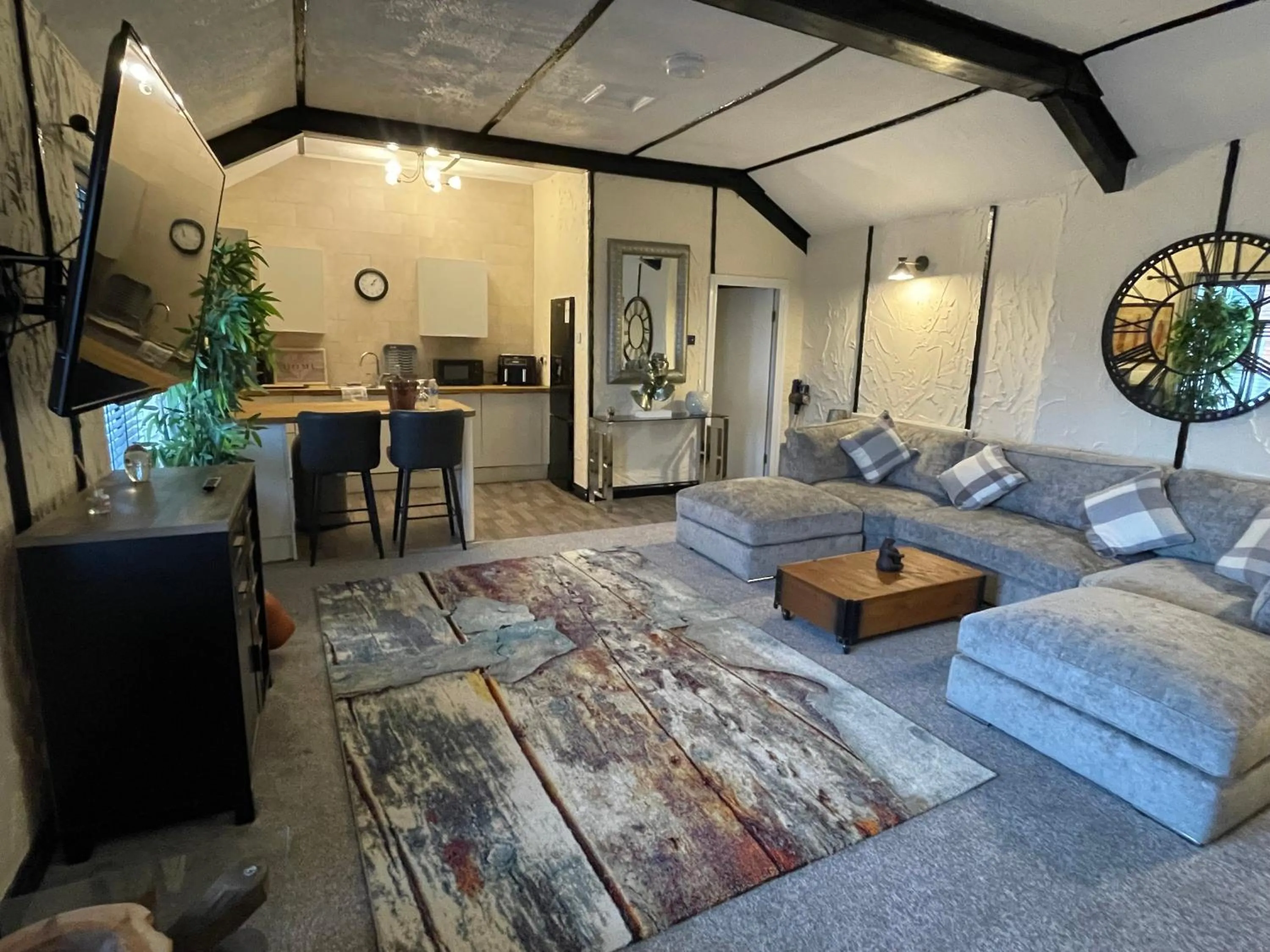 Bed in The Coach House at The Bull Inn