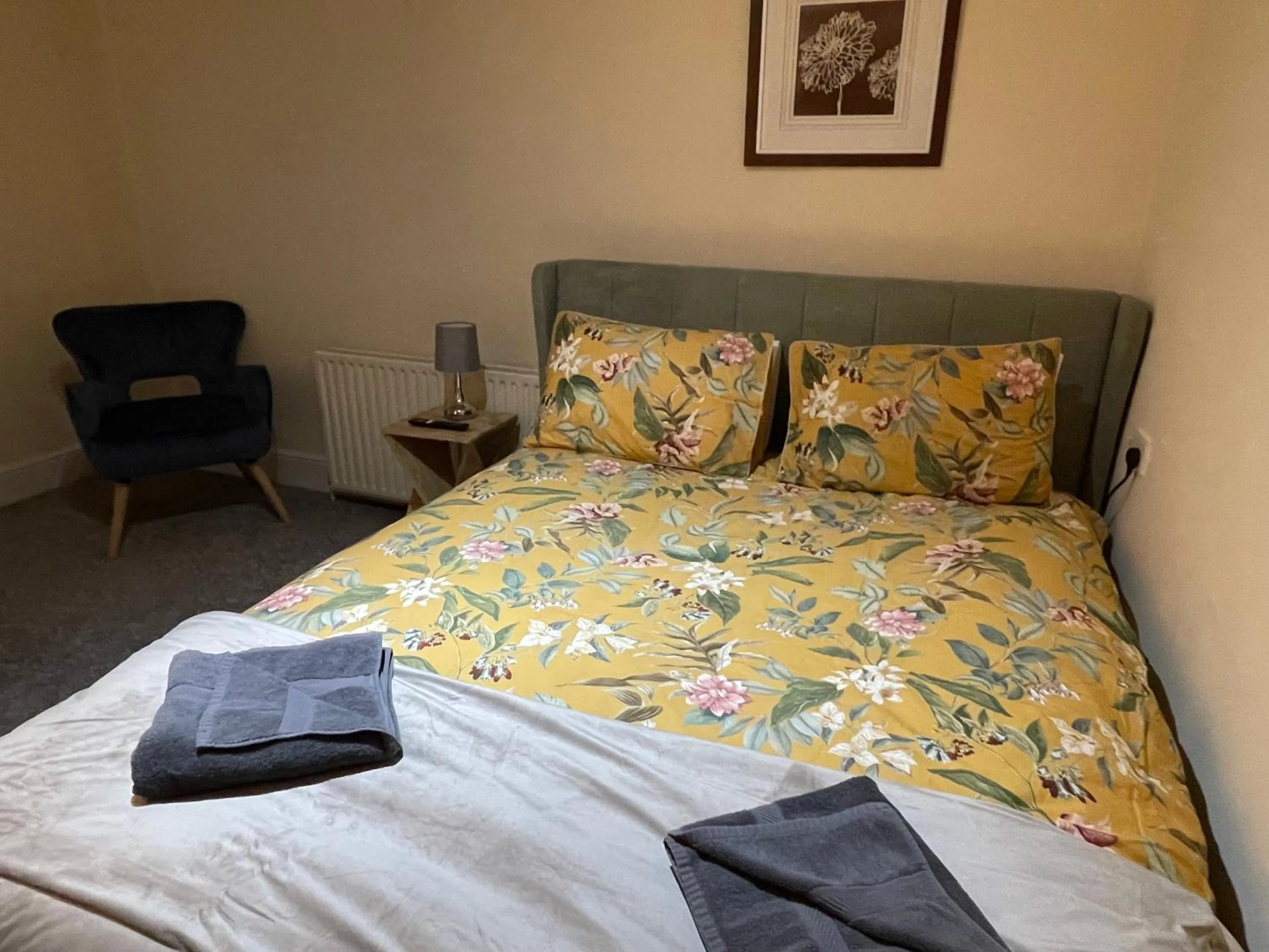 Bed in The Coach House at The Bull Inn