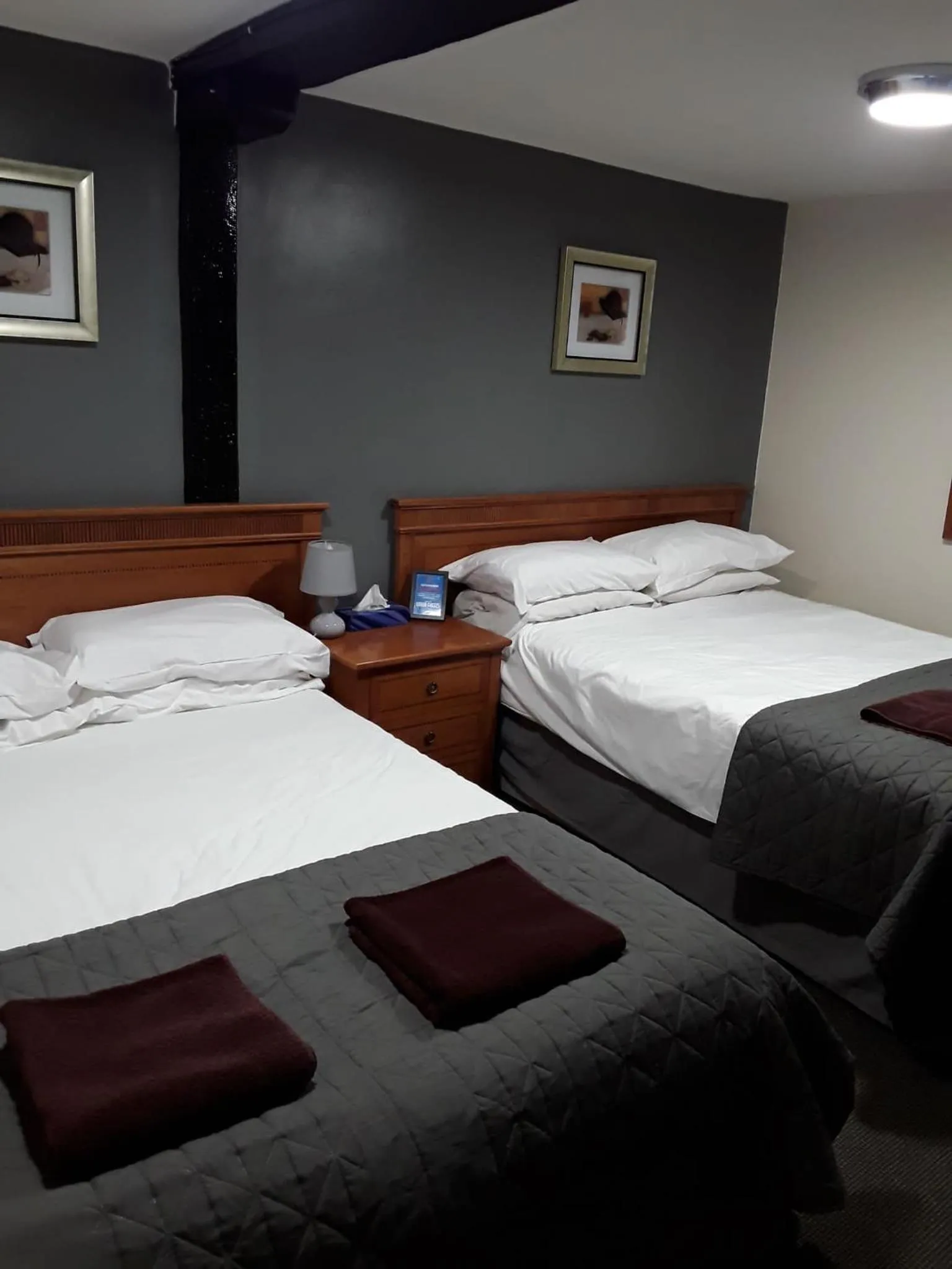 Bed in The Coach House at The Bull Inn