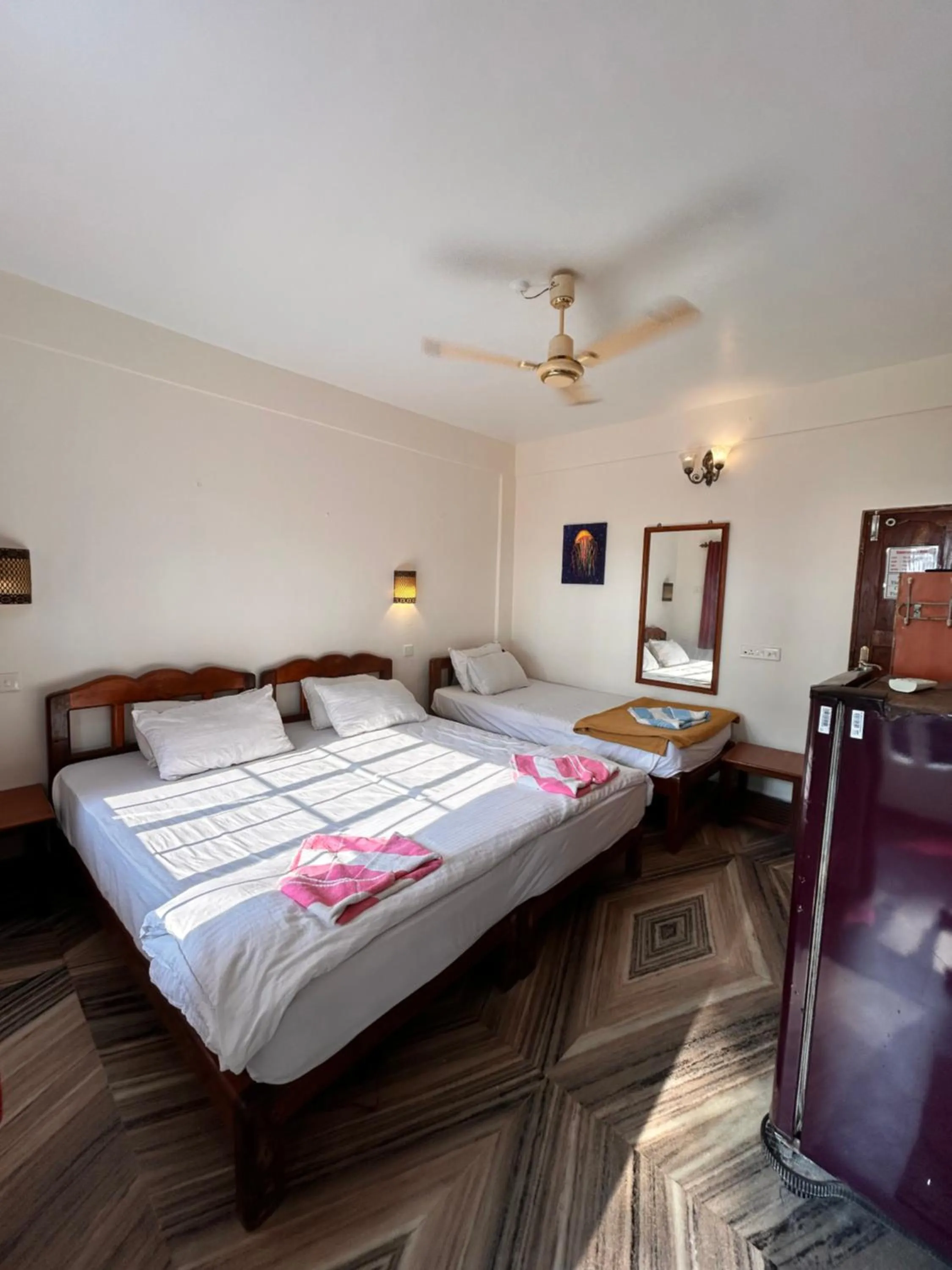 Bed in Maria Paulo Guest House Bar and Restaurant