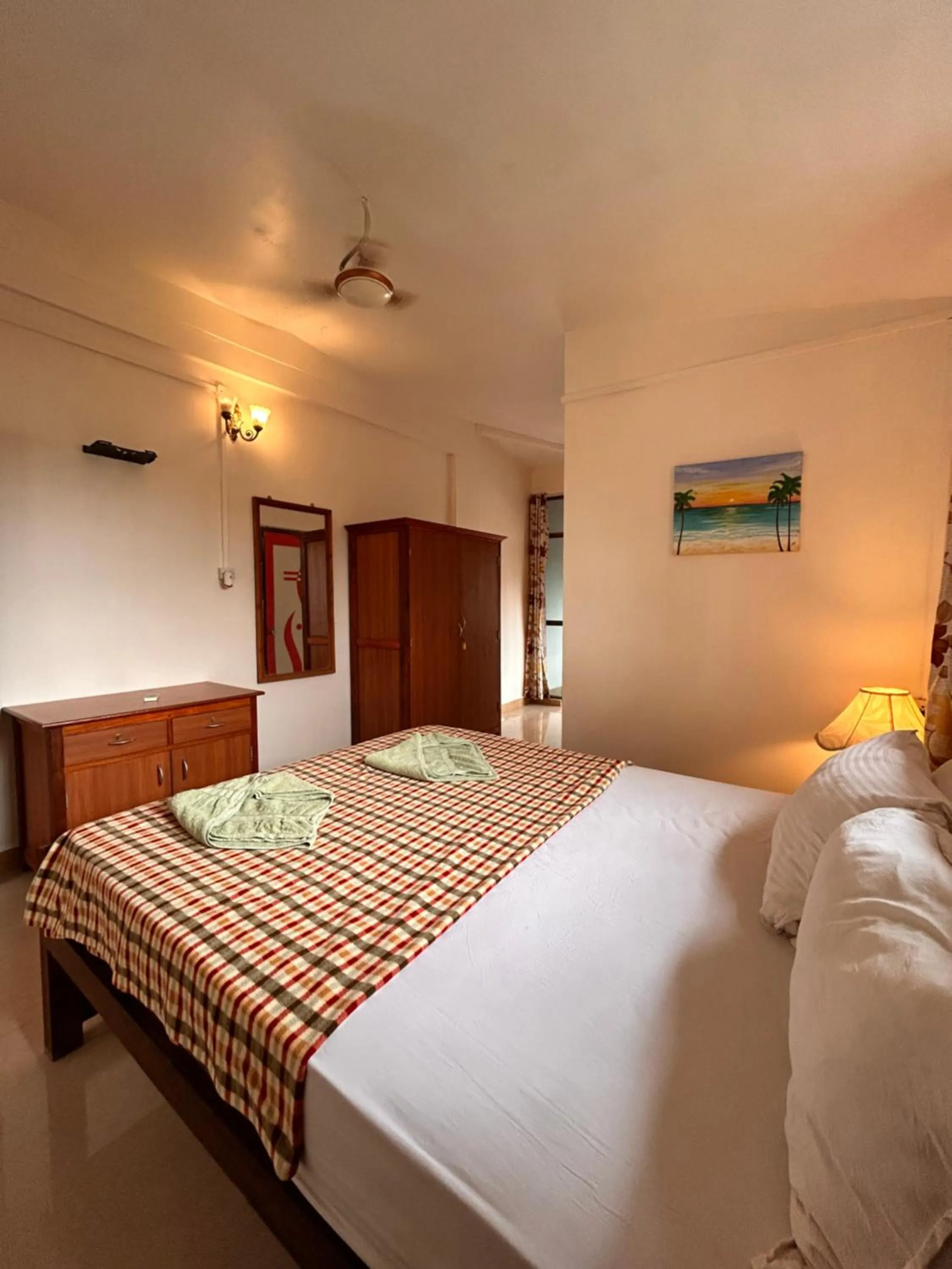 Bed in Maria Paulo Guest House Bar and Restaurant