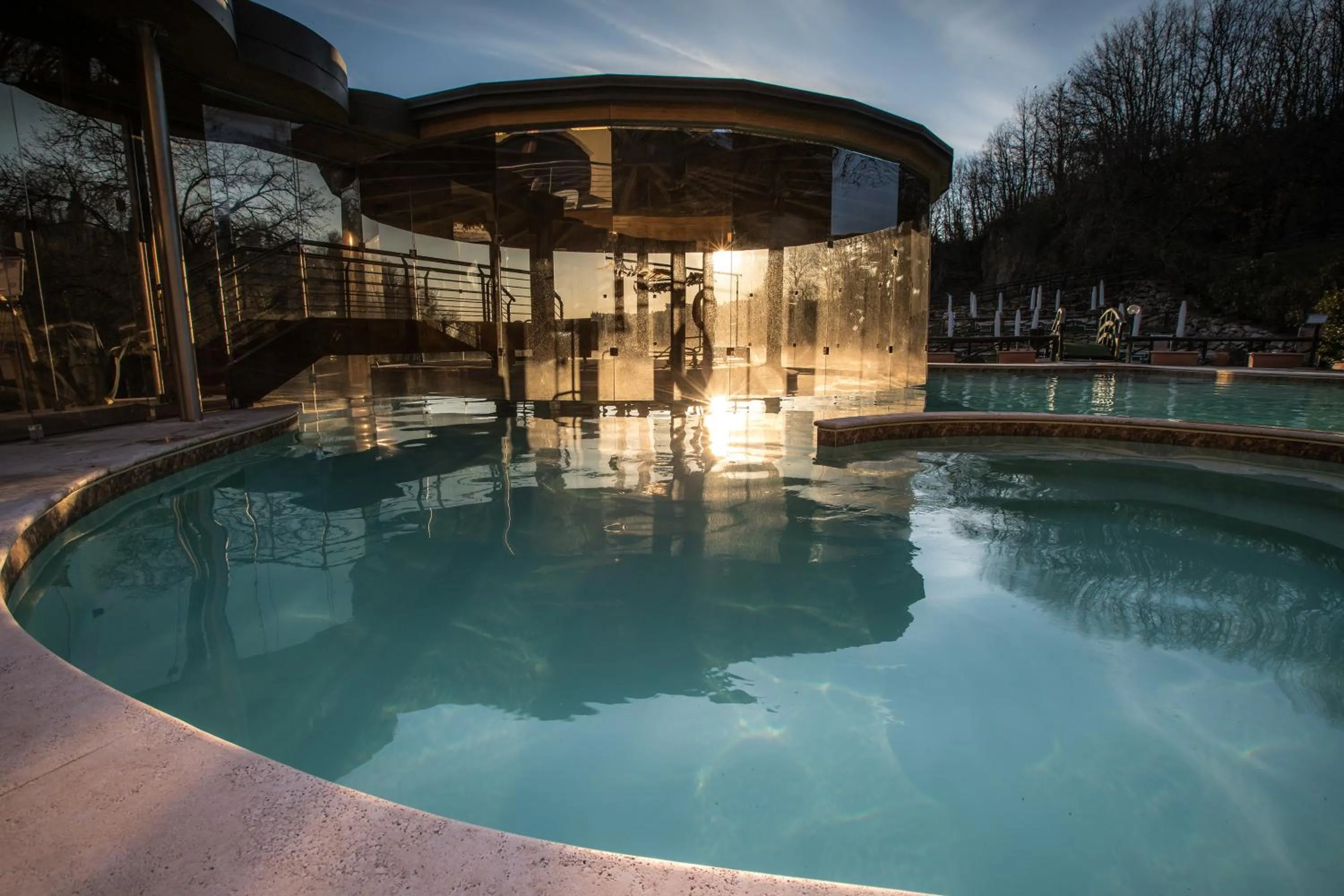 Hot Spring Bath in Terme Di Sorano Resort