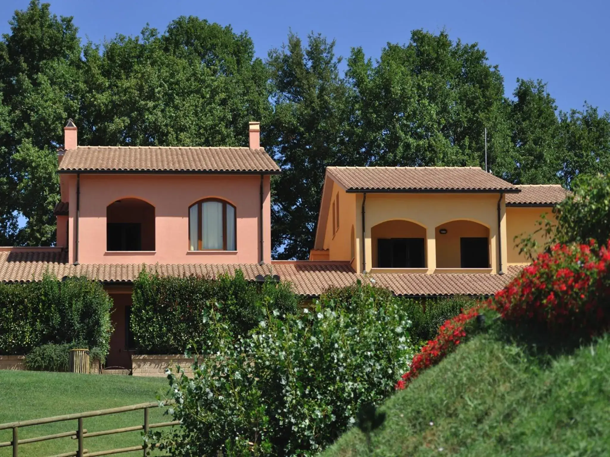Facade/entrance in Terme Di Sorano Resort Facade/entrance in Terme Di Sorano Resort