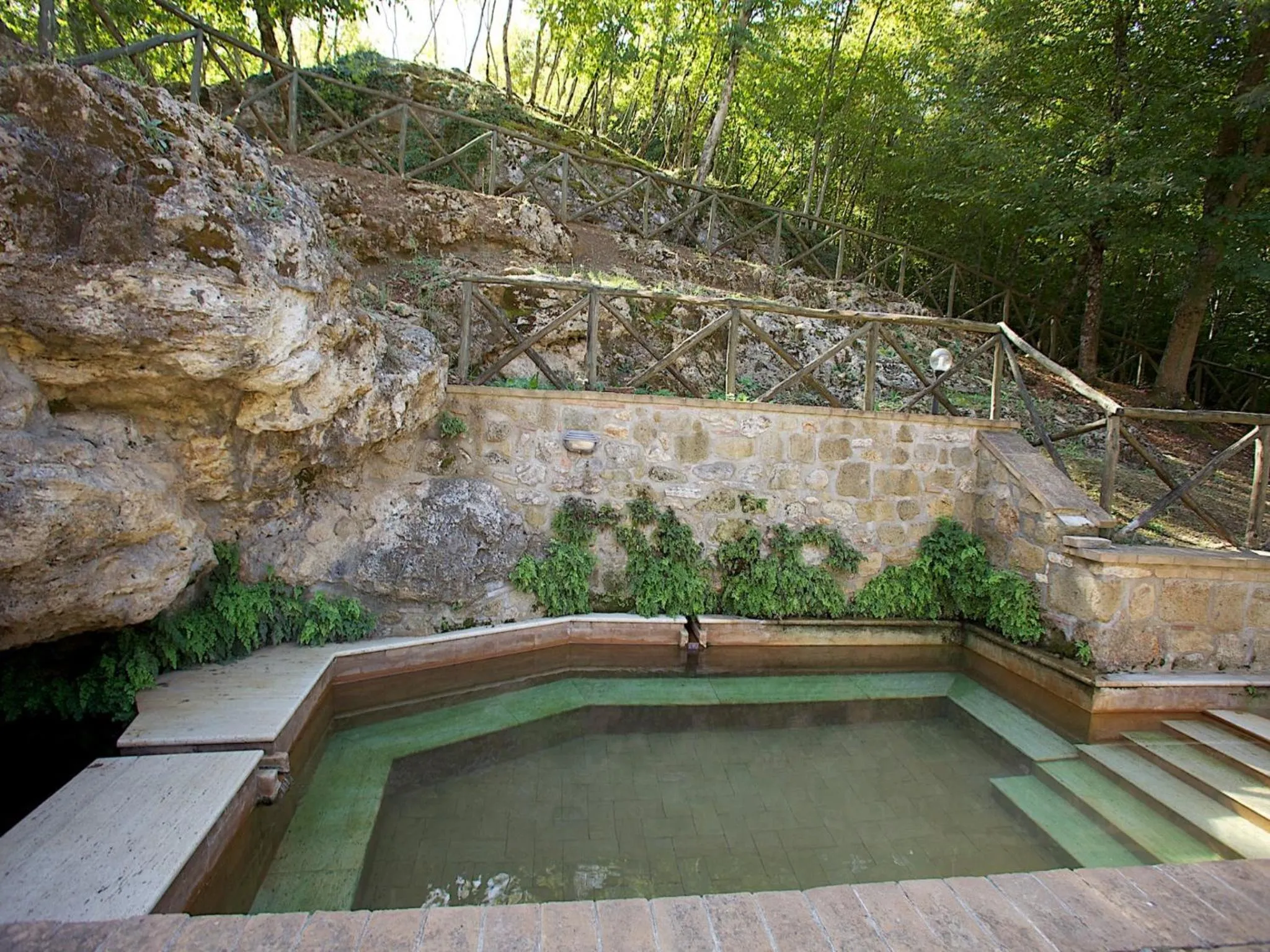 Hot Spring Bath in Terme Di Sorano Resort