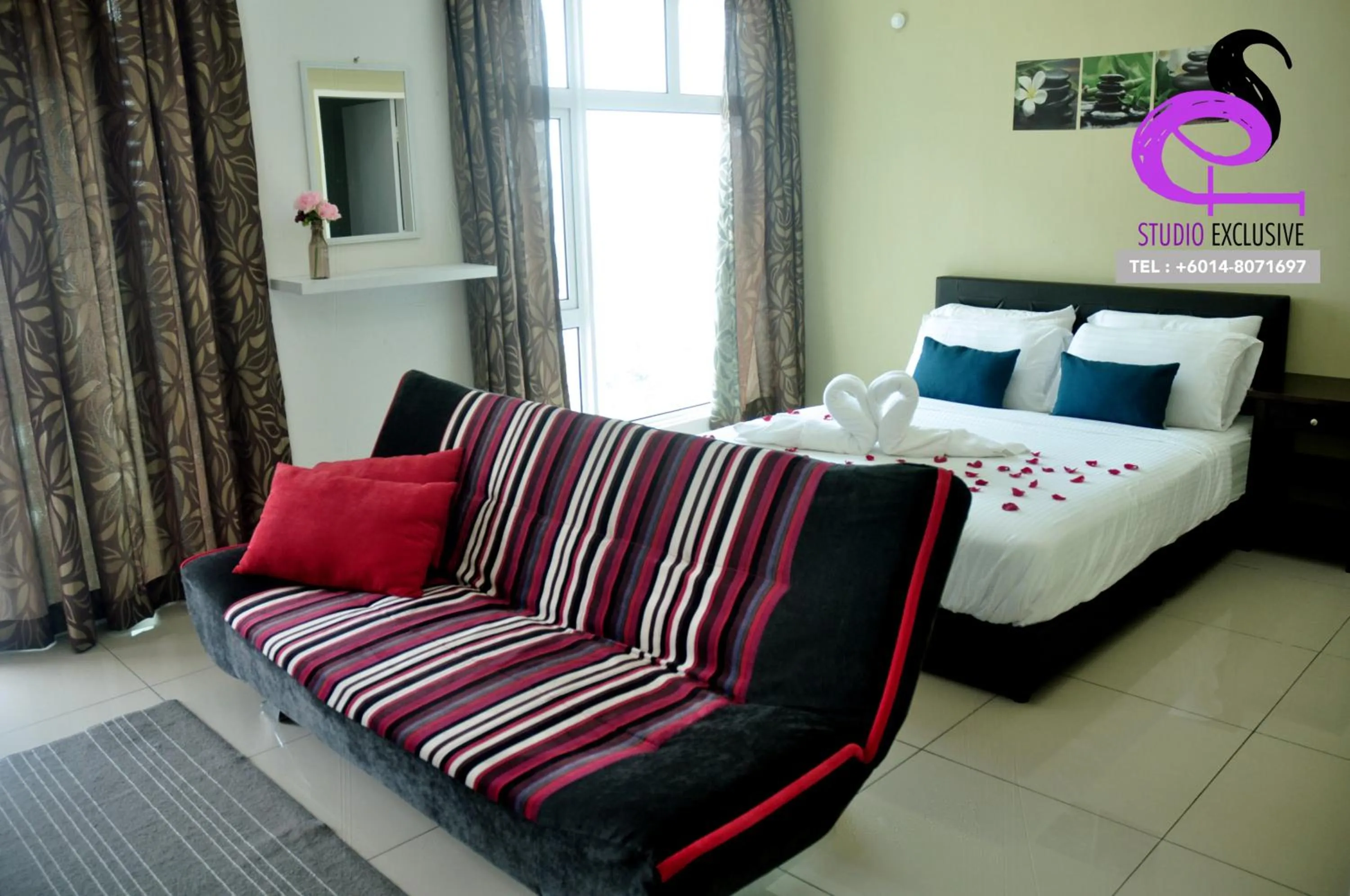 Bed in Studio Exclusive (D'Perdana Condominium)