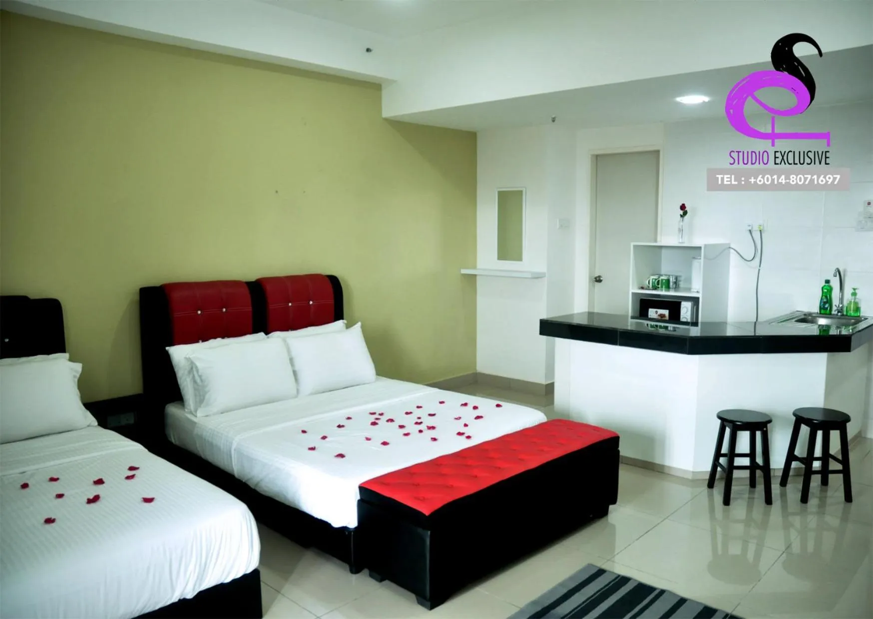 Bed in Studio Exclusive (D'Perdana Condominium)