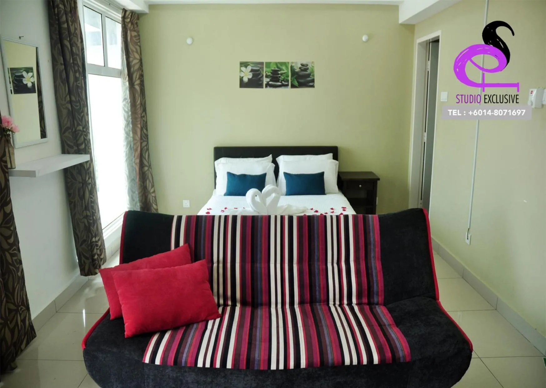 Bed in Studio Exclusive (D'Perdana Condominium)