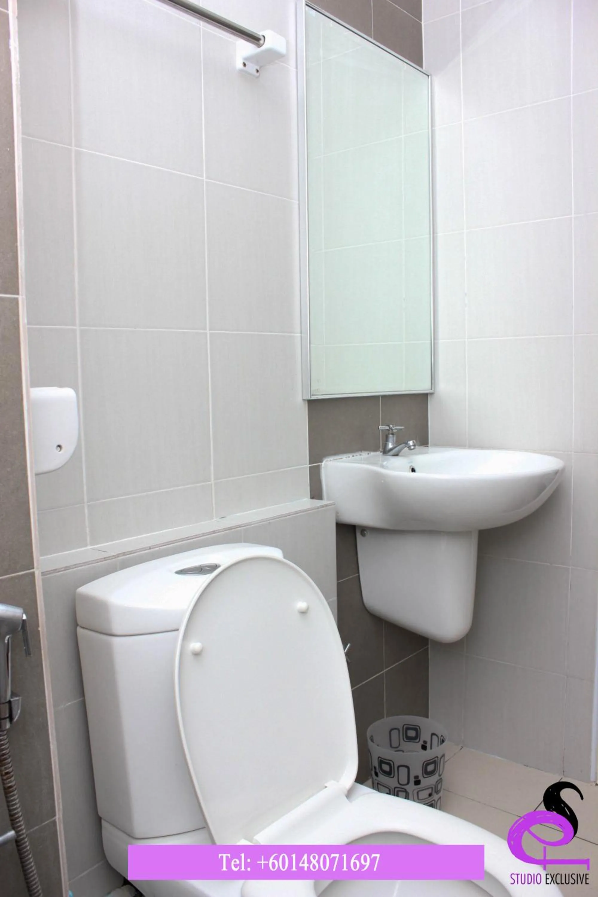 Shower in Studio Exclusive (D'Perdana Condominium)