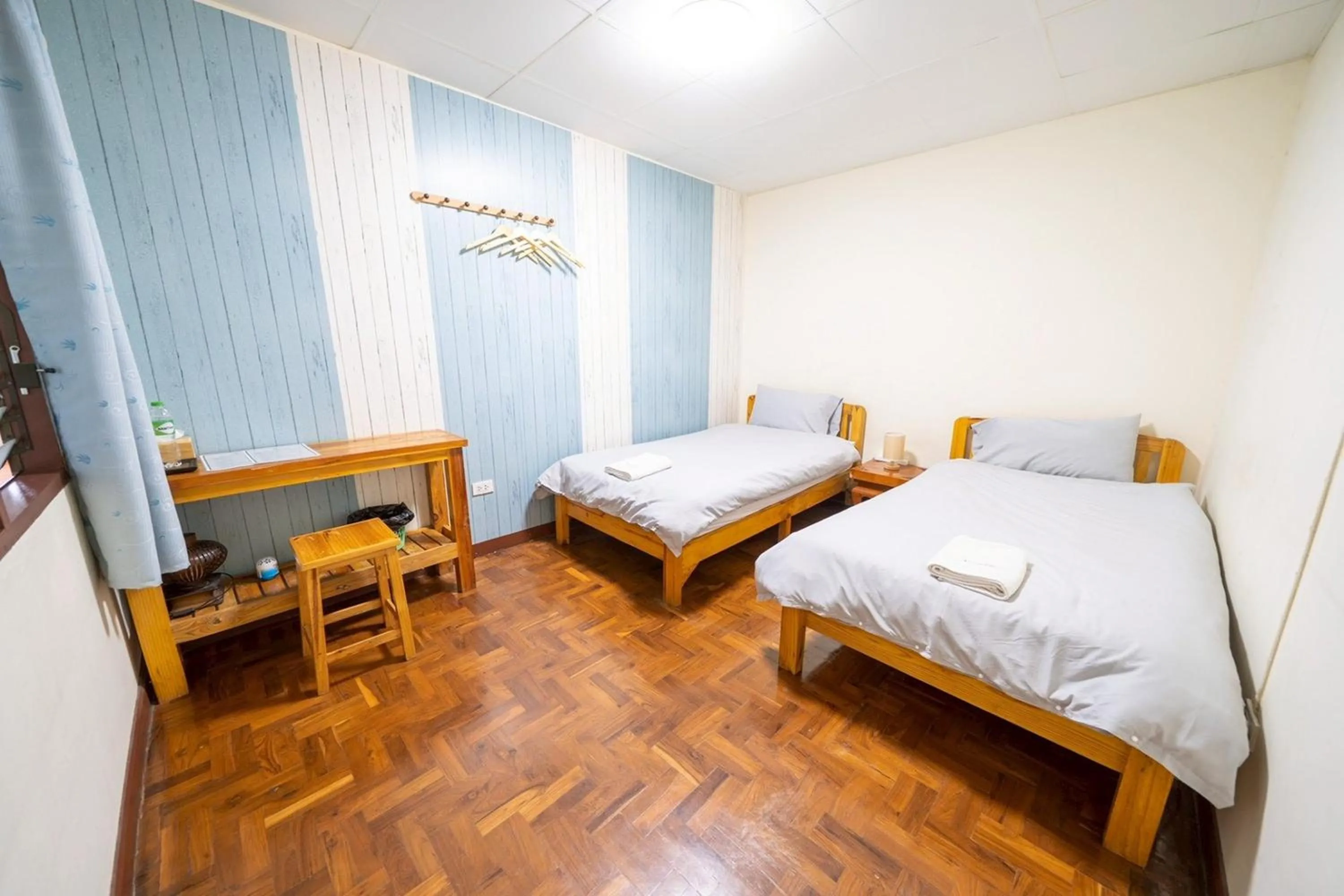 Bed in Koenji Guest House & Bar Chiang Mai