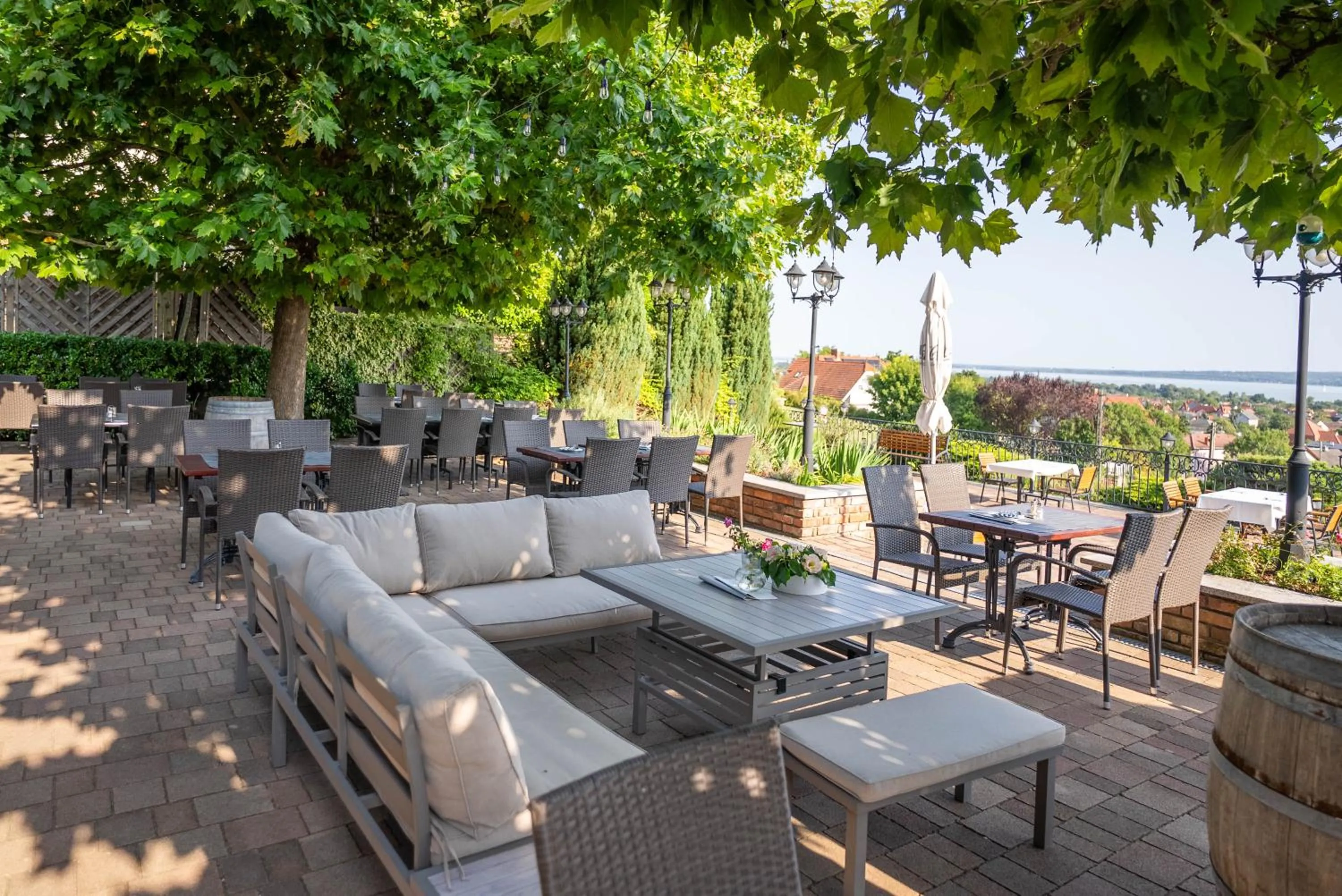 Balcony/Terrace in Zenit Wellness Hotel Balaton
