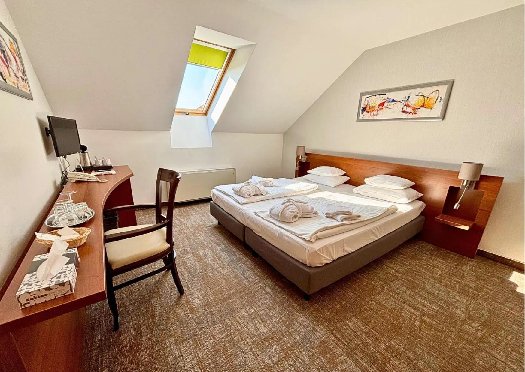 Bed in Zenit Wellness Hotel Balaton