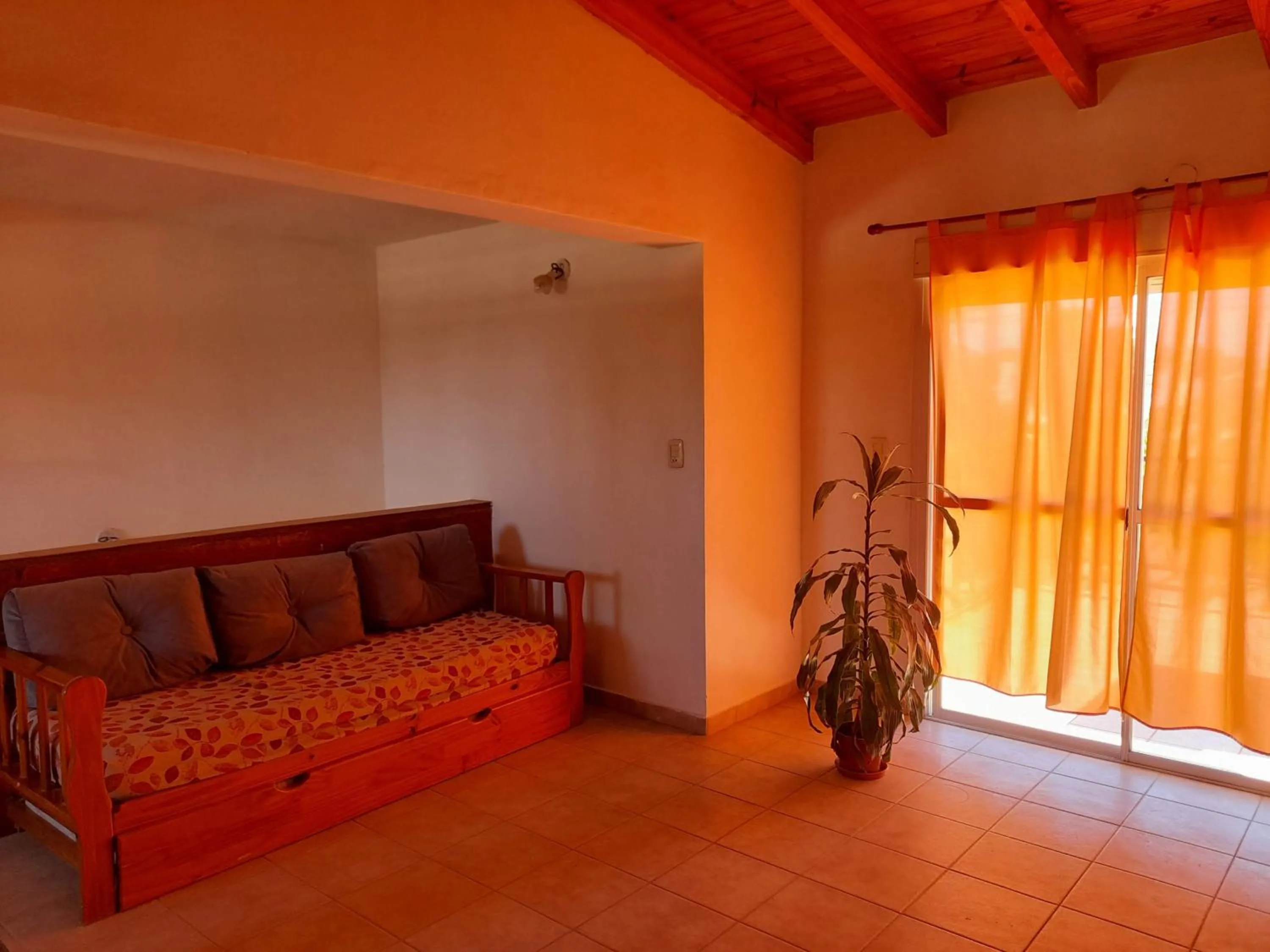 Bed in Departamentos Las Grutas Enjoy