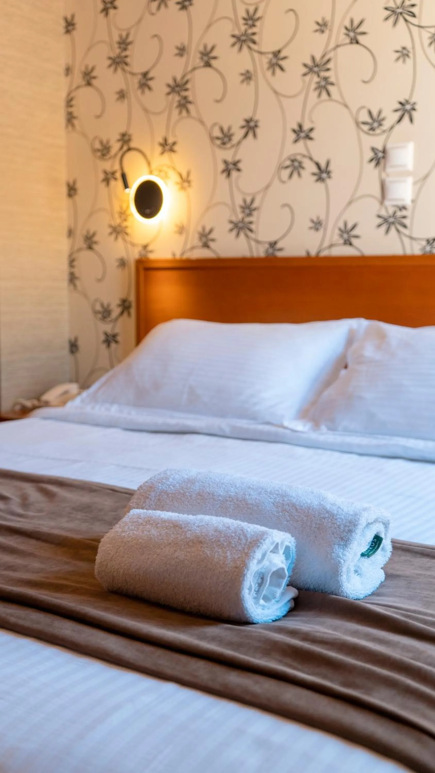 Bed in Palatino Hotel