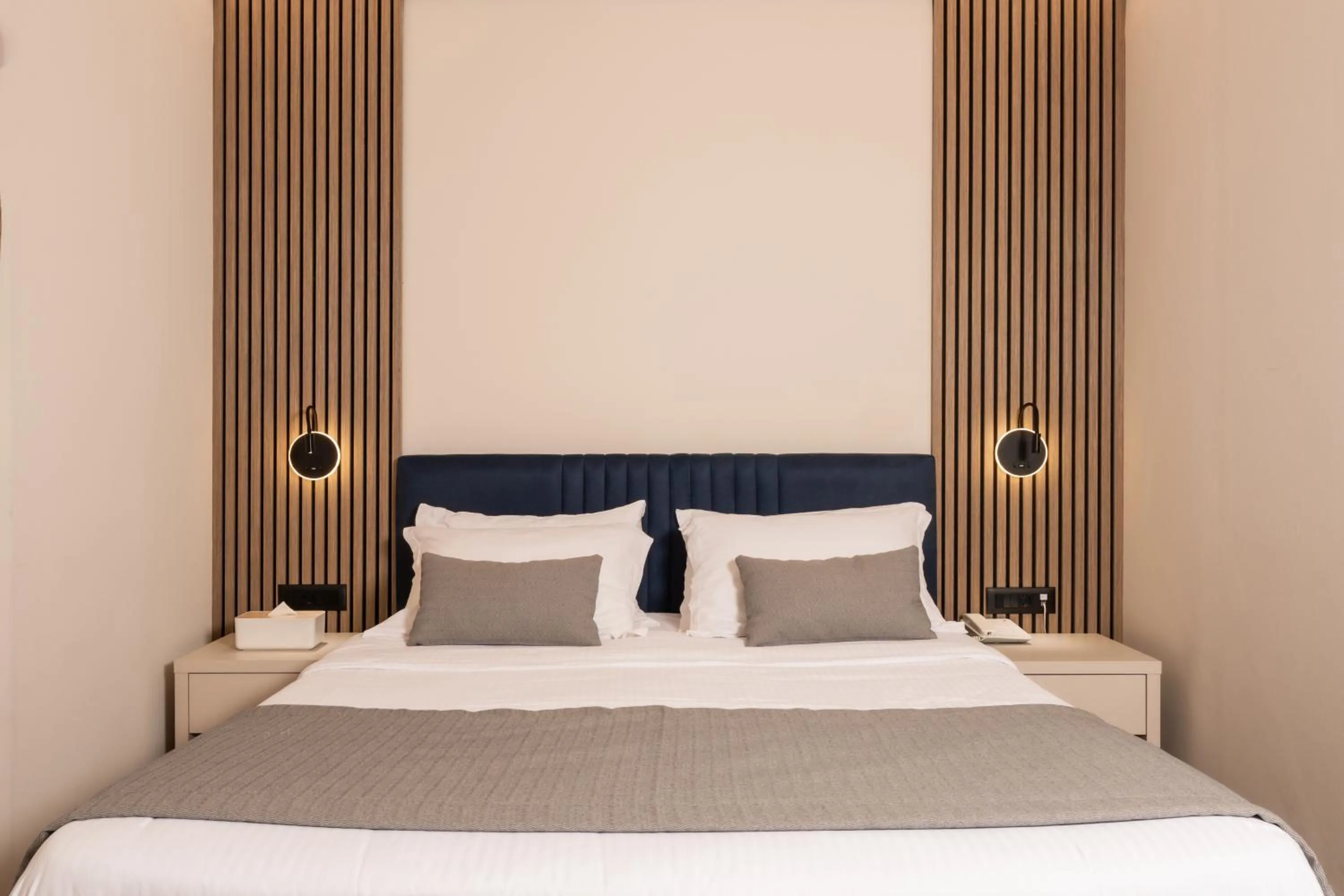 Bed in Palatino Hotel