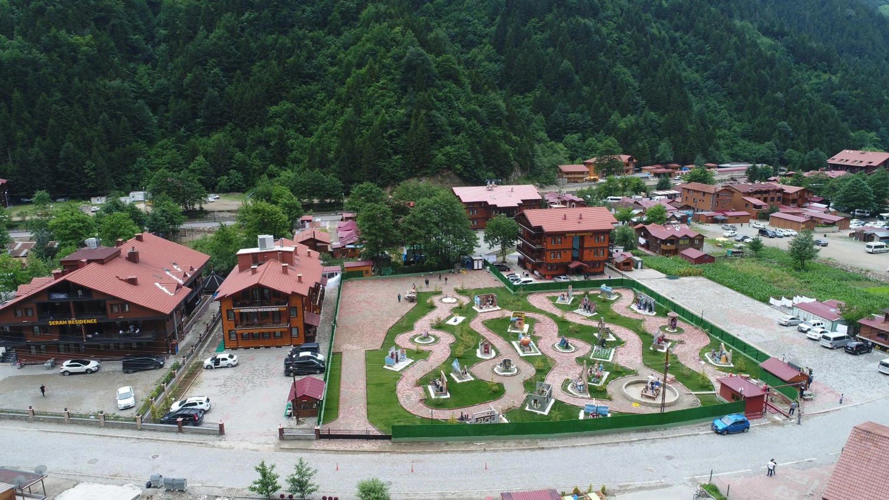Bird's eye view in Nova Uzungöl