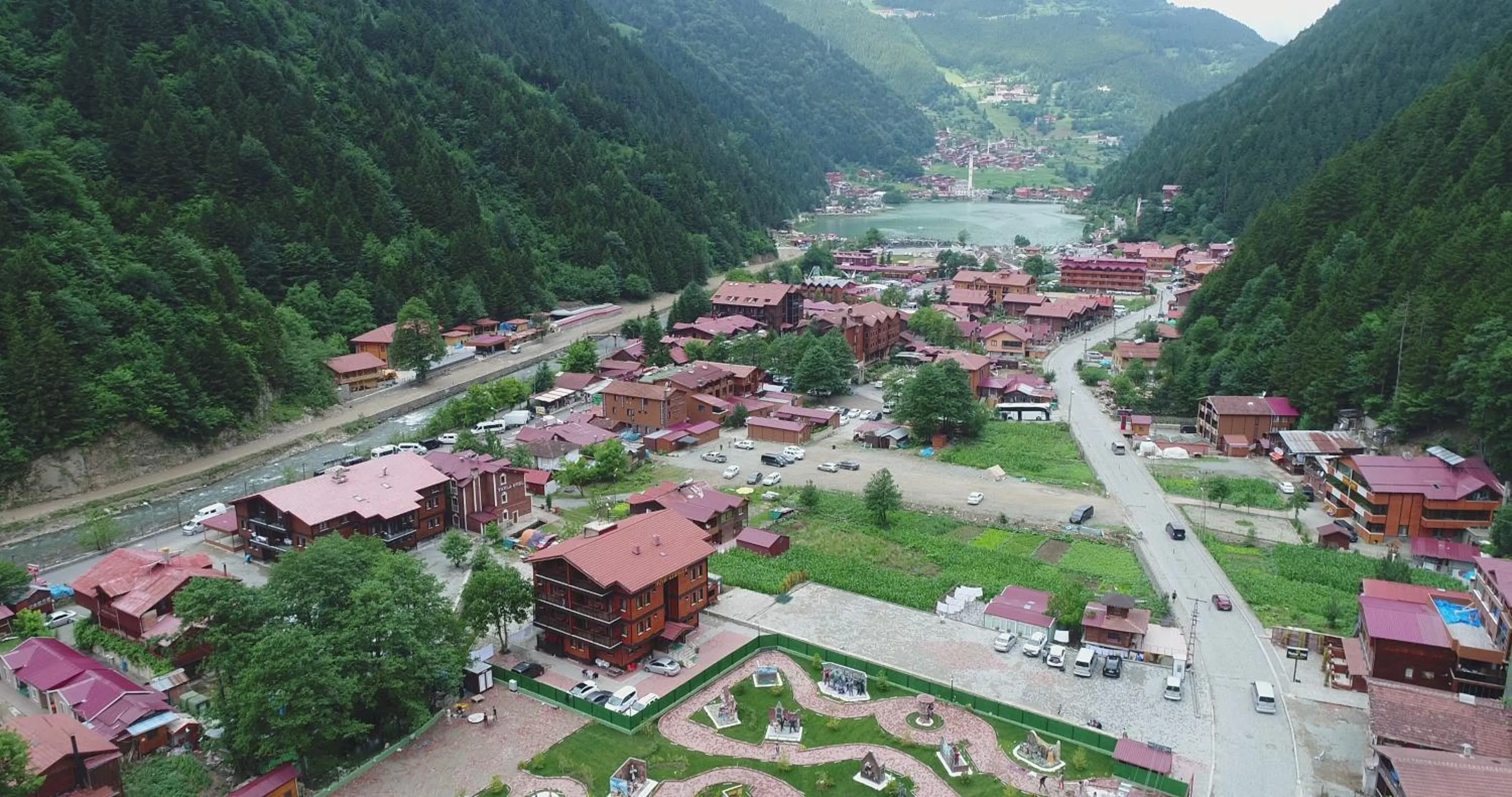 Bird's eye view in Nova Uzungöl