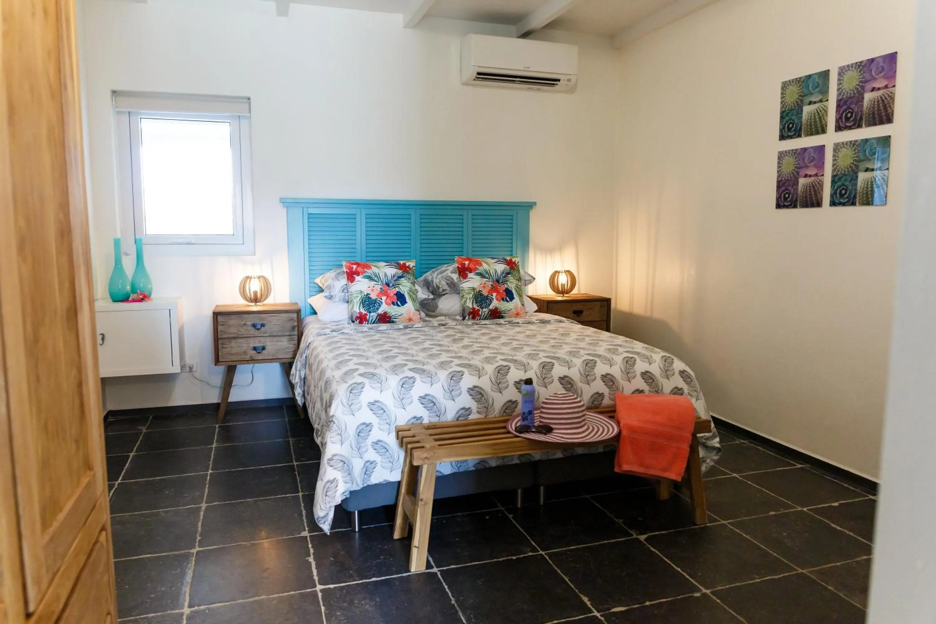 Bed in Aruba Boutique Apartments - Adults Only