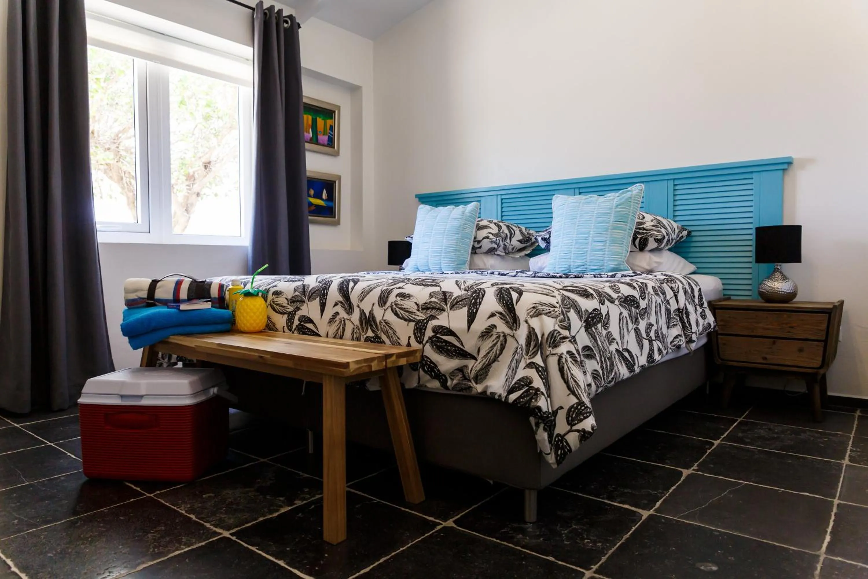 Bed in Aruba Boutique Apartments - Adults Only