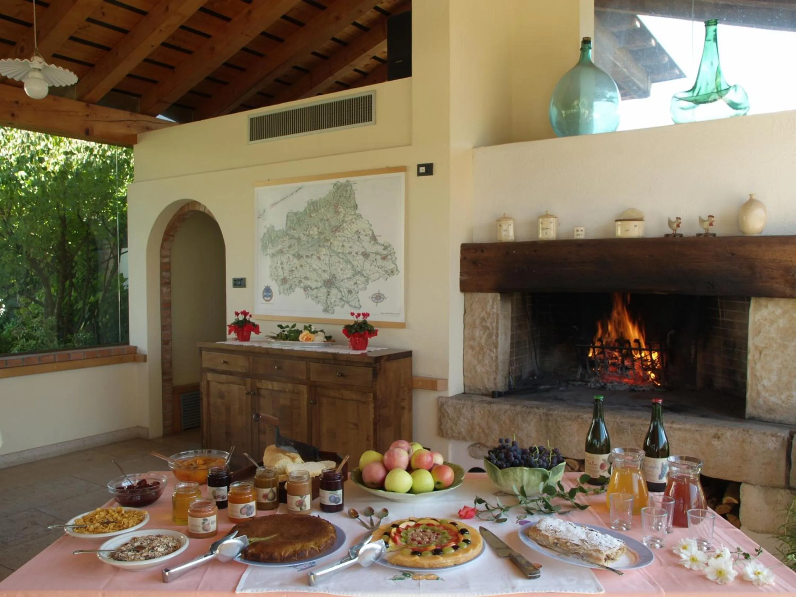 Buffet breakfast in Col Delle Rane