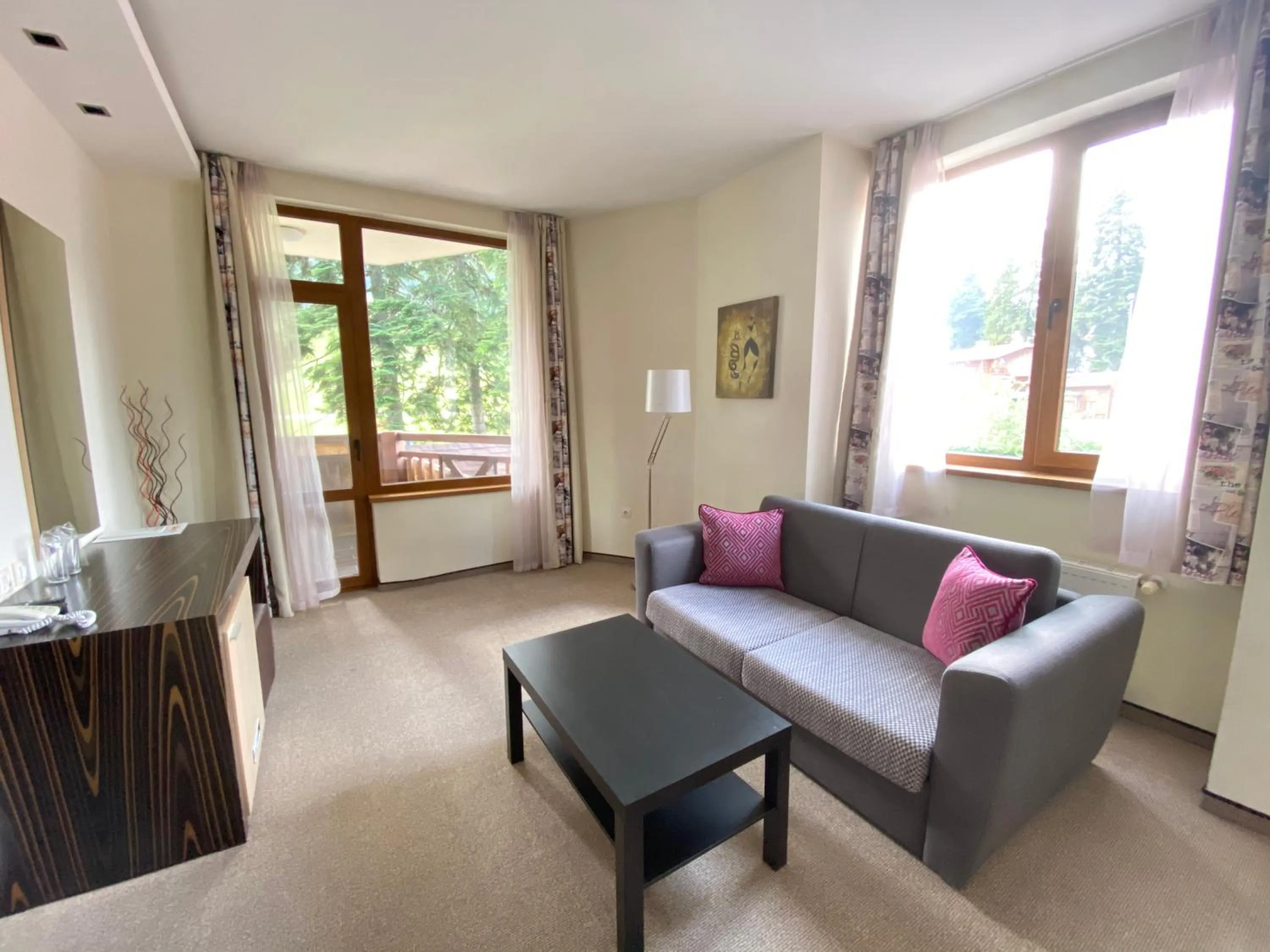 Seating area in Ice Angels Hotel