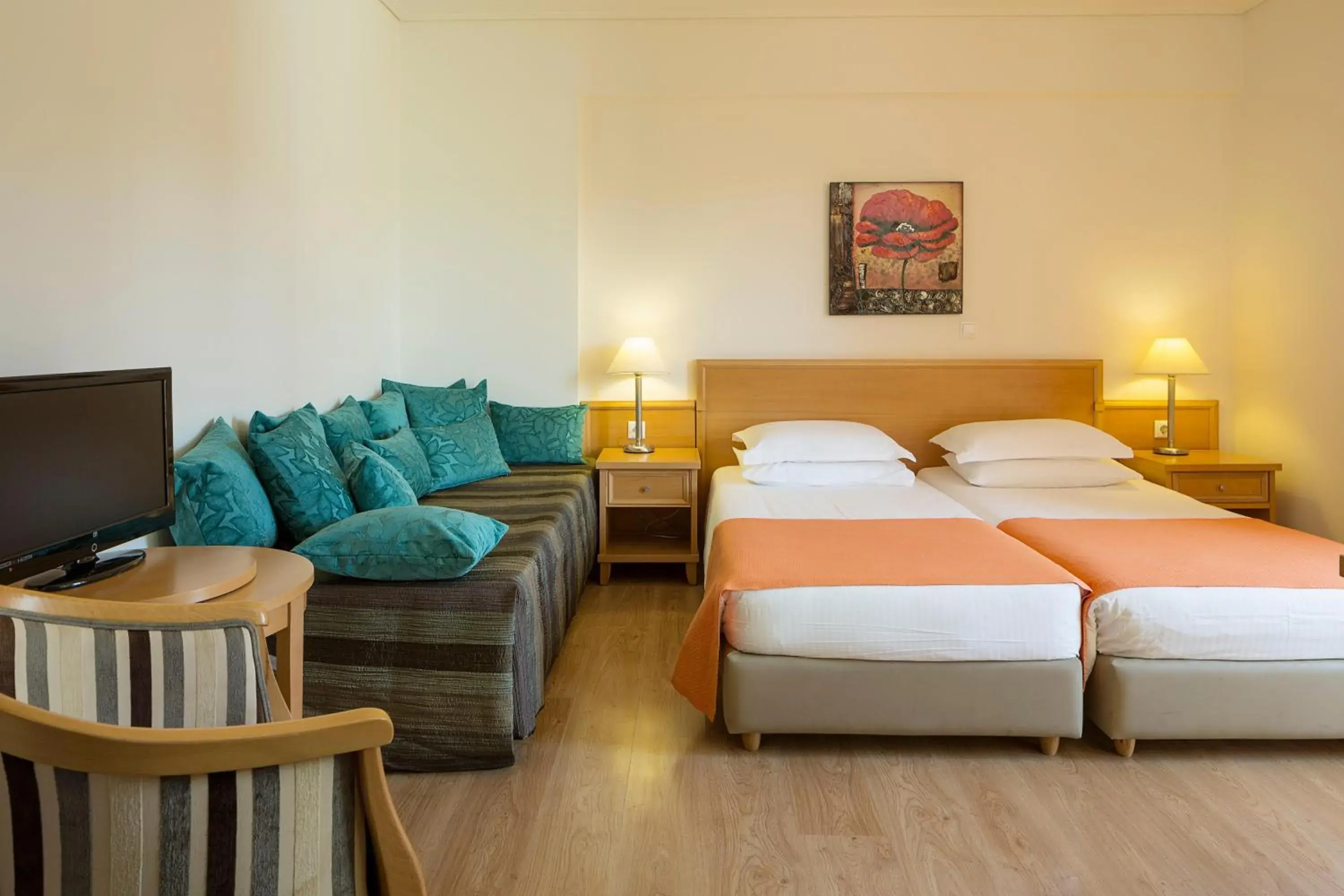 Photo of the whole room, Bed in Civitel Attik Rooms & Suites Photo of the whole room, Bed in Civitel Attik Rooms & Suites