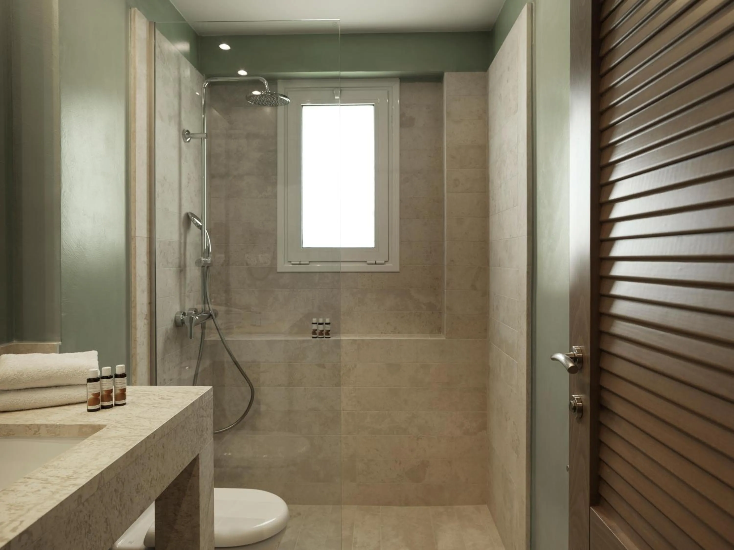 Shower in Civitel Attik Rooms & Suites