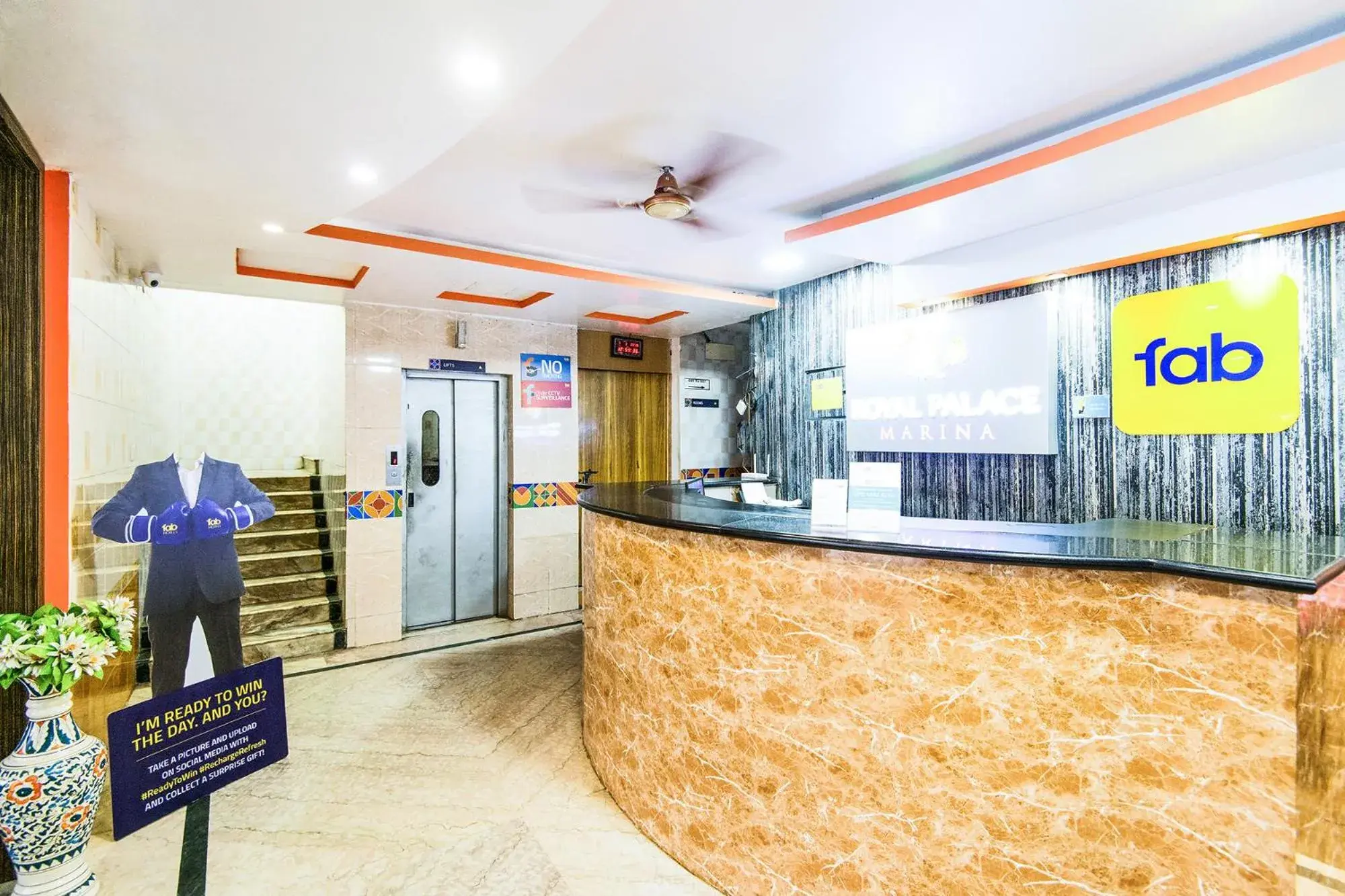 Lobby or reception in Royal Palace Marina Lobby or reception in Royal Palace Marina