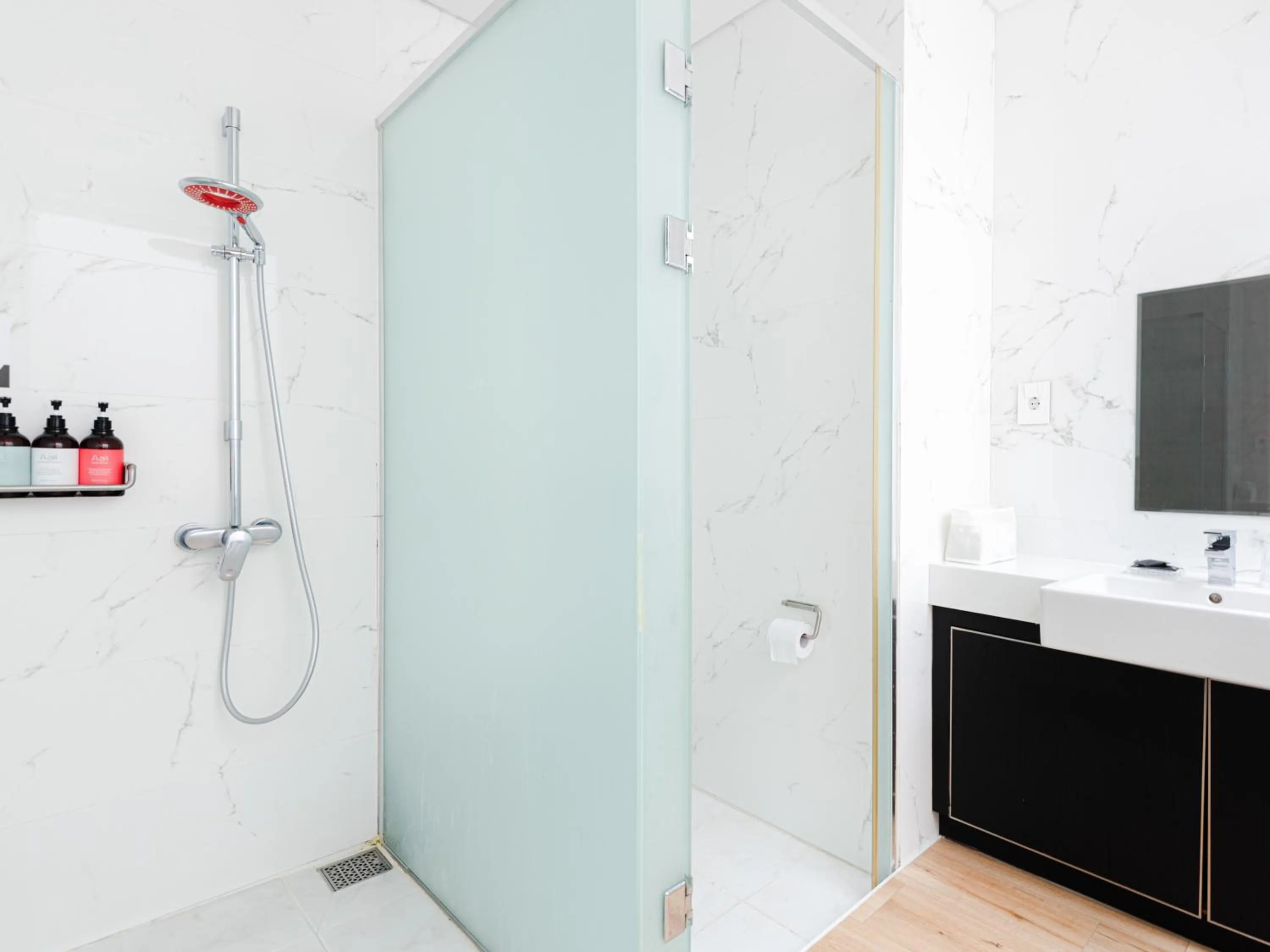 Shower in Boutique Pool Villa NAMIB