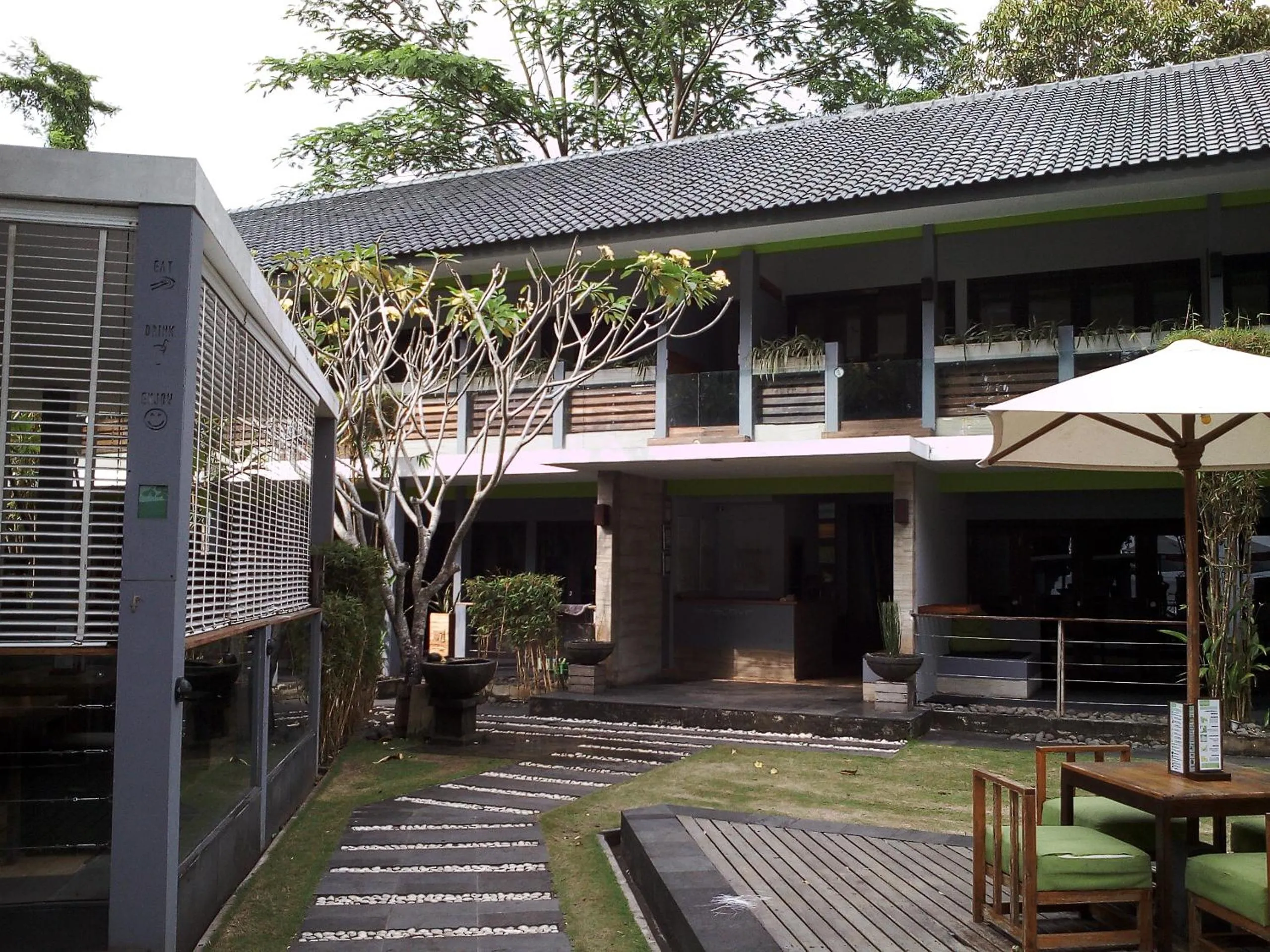 Facade/entrance in JavaCove Beach Hotel