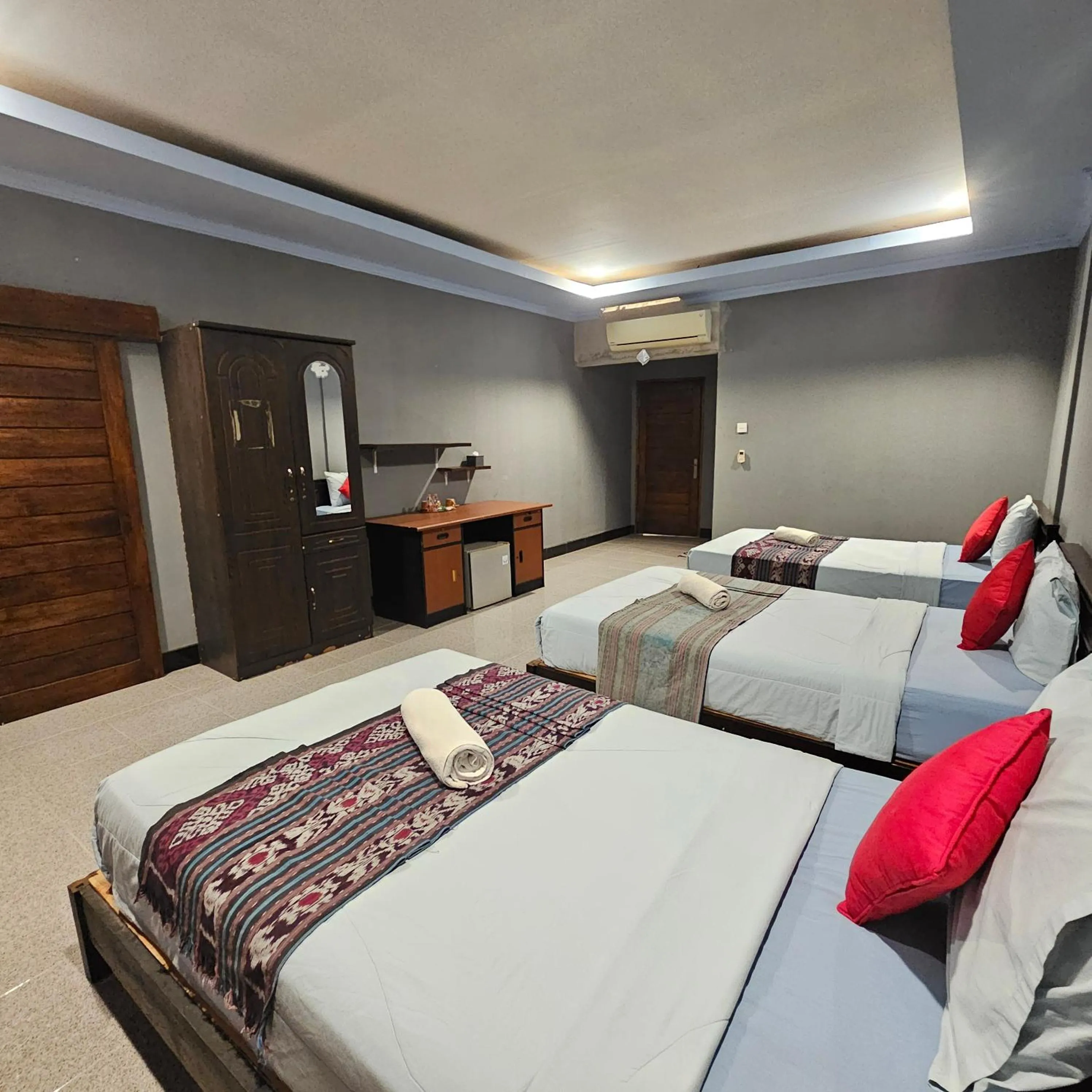 Bed in Ridho Malik Hotel