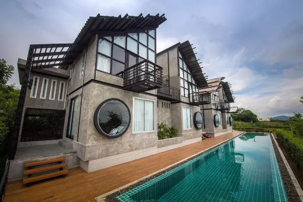 Facade/entrance in Vino Neste Private Pool Villas Facade/entrance in Vino Neste Private Pool Villas