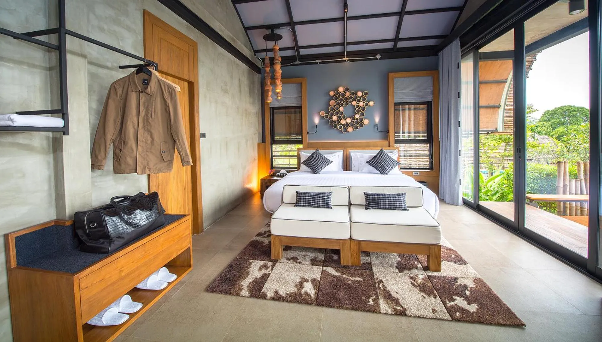 Bed in Vino Neste Private Pool Villas